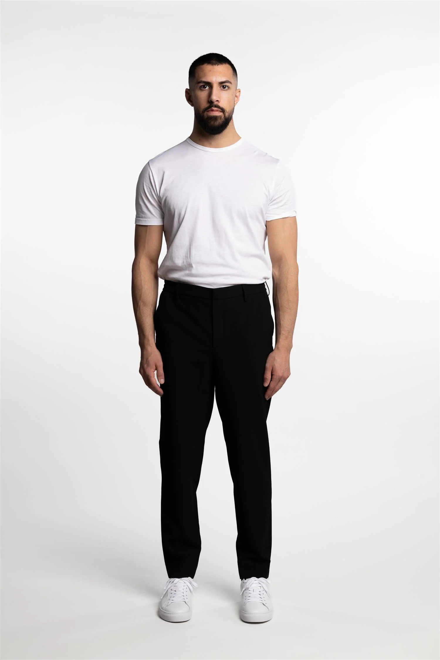 Theo Stretch Trouser Black - Image 8