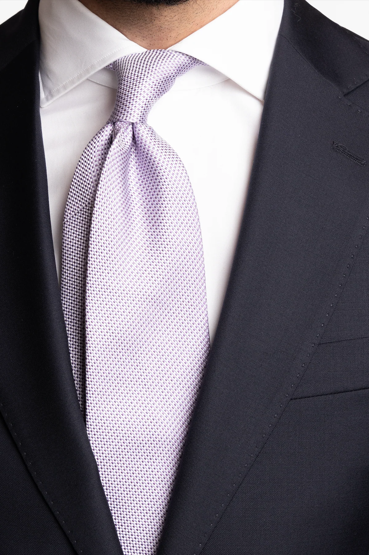 Silk Woven Tie Purple