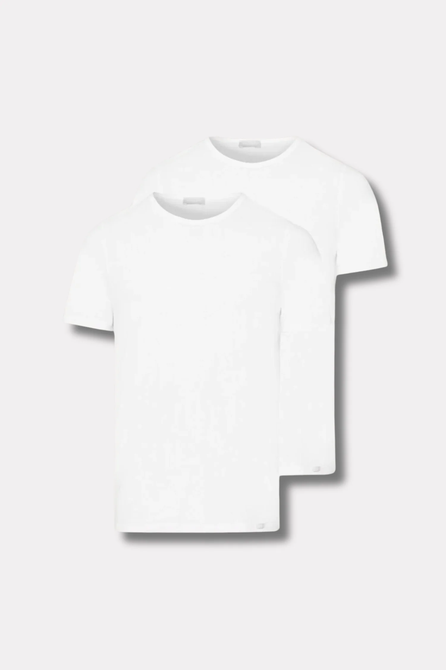 Two Pack Short Sleeve Shirts Cotton Essentials White