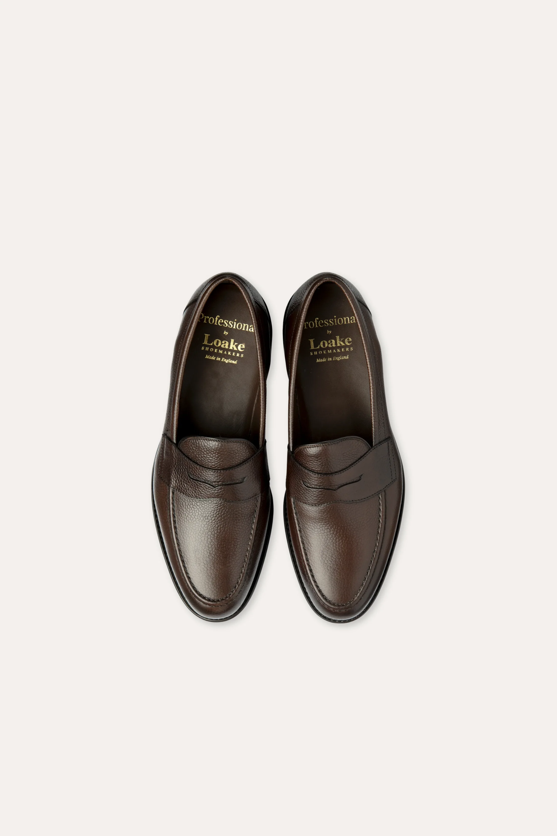 Imperial Penny Loafer Dark Brown Grain - Image 4