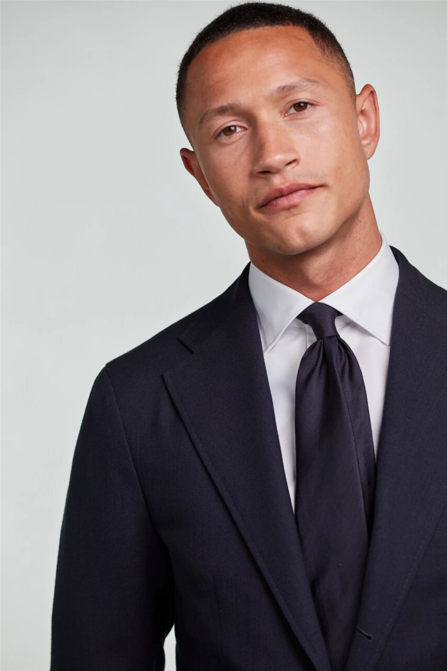 Slimline Twill Shirt White - Image 8