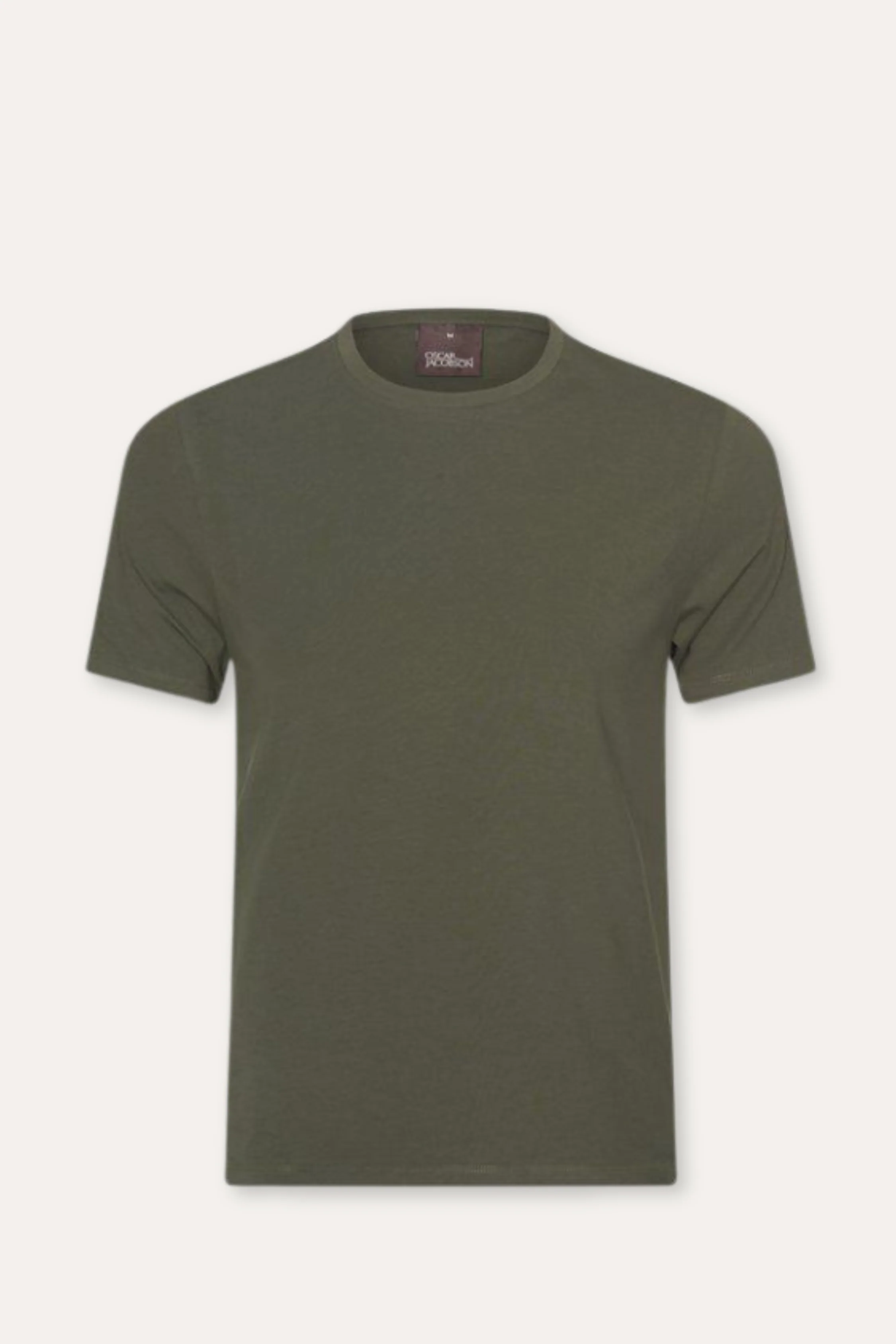 Kyran Cotton Stretch Slim Fit T-Shirt Green Cervo