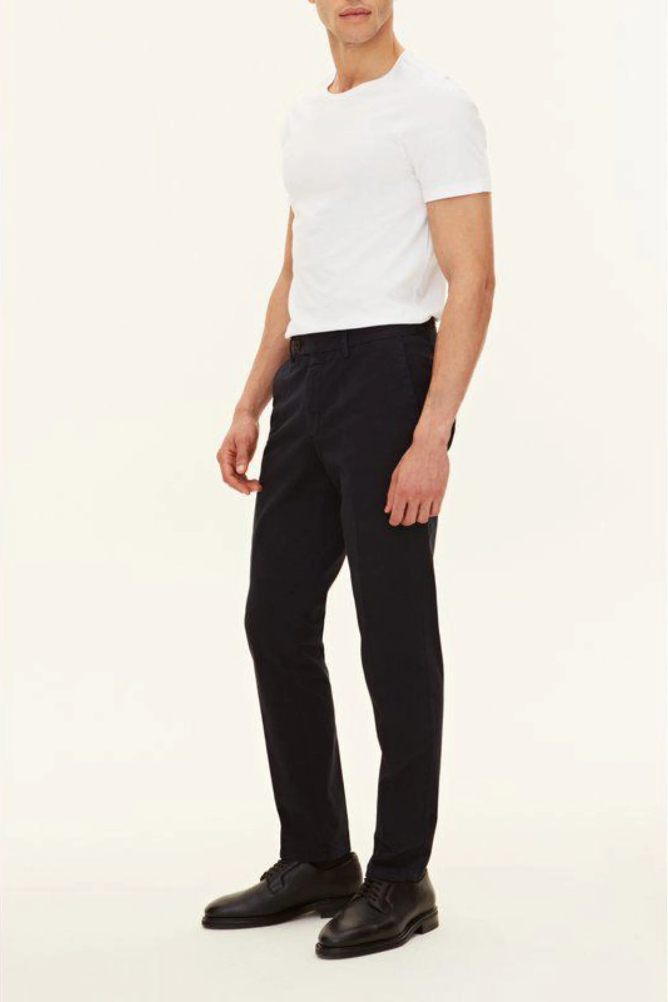 Kyran Cotton Stretch Slim Fit T-Shirt White - Image 3