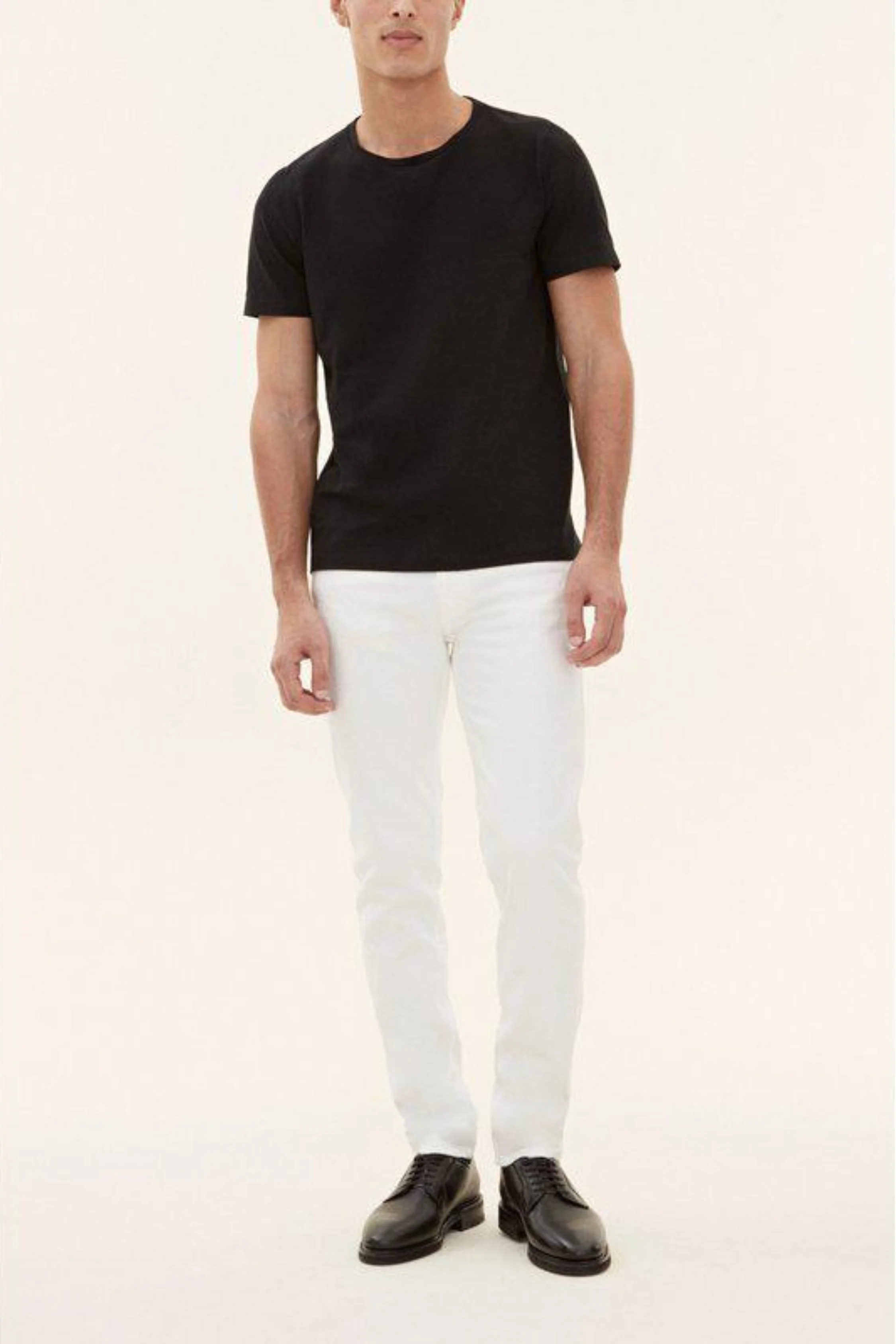 Kyran Cotton Stretch Slim Fit T-Shirt Black - Image 5