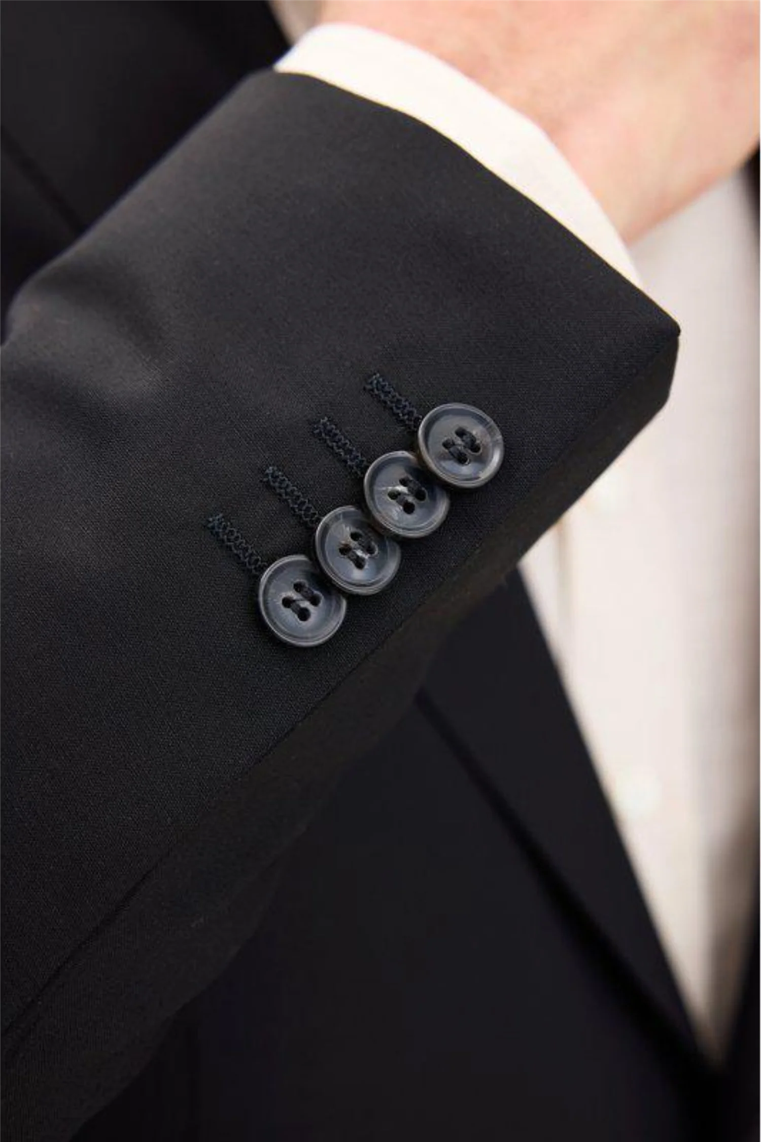Fogerty Regular Fit Wool Blazer Black - Image 5