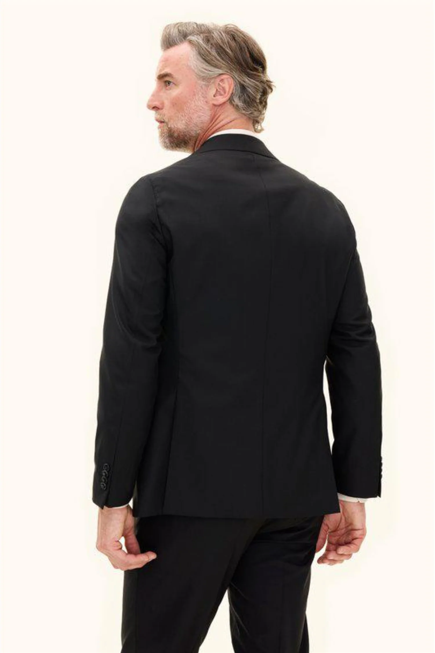 Fogerty Regular Fit Wool Blazer Black - Image 8