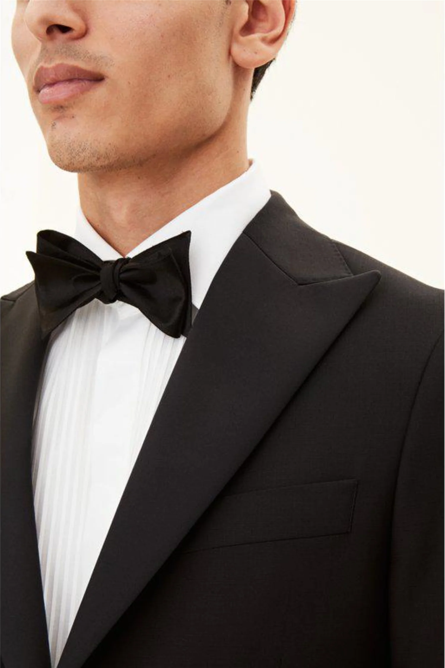 Elder Slim Fit Tuxedo Blazer Black - Image 4
