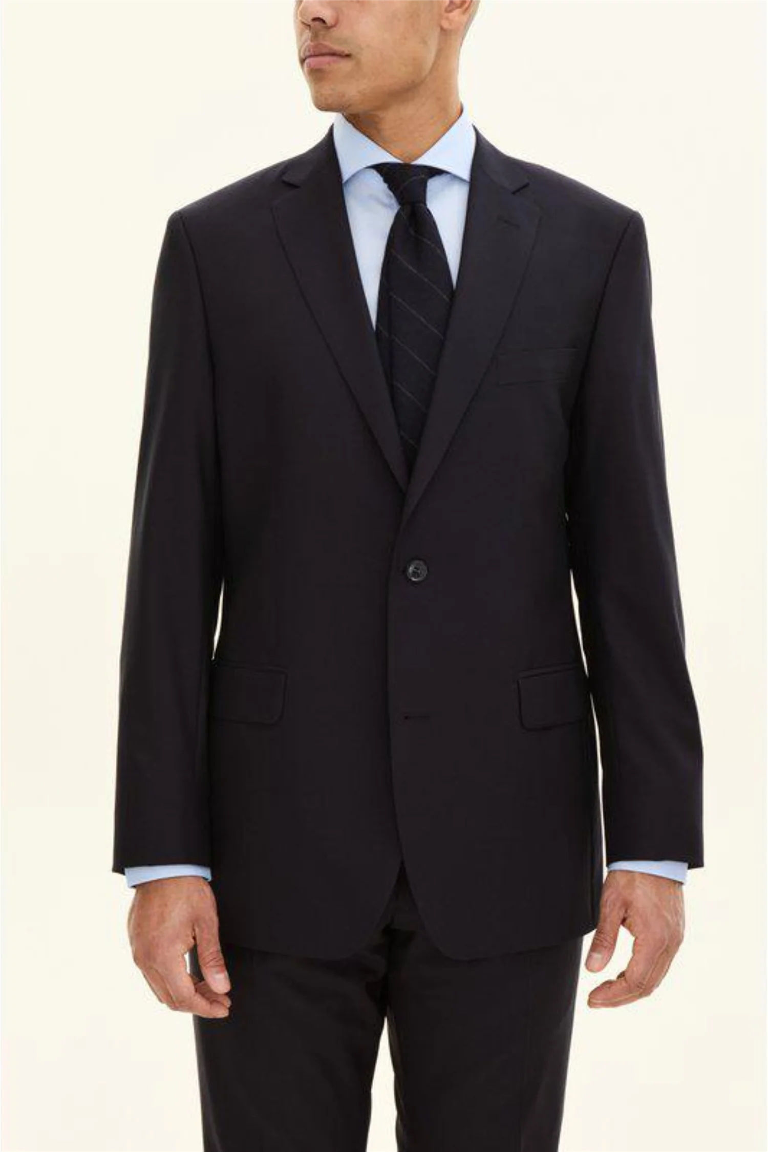 Joel Wide Fit Blazer Navy - Image 3