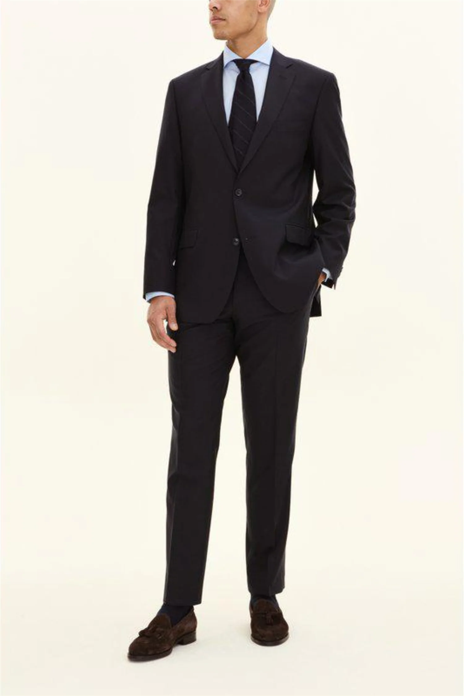 Joel Wide Fit Blazer Navy - Image 4