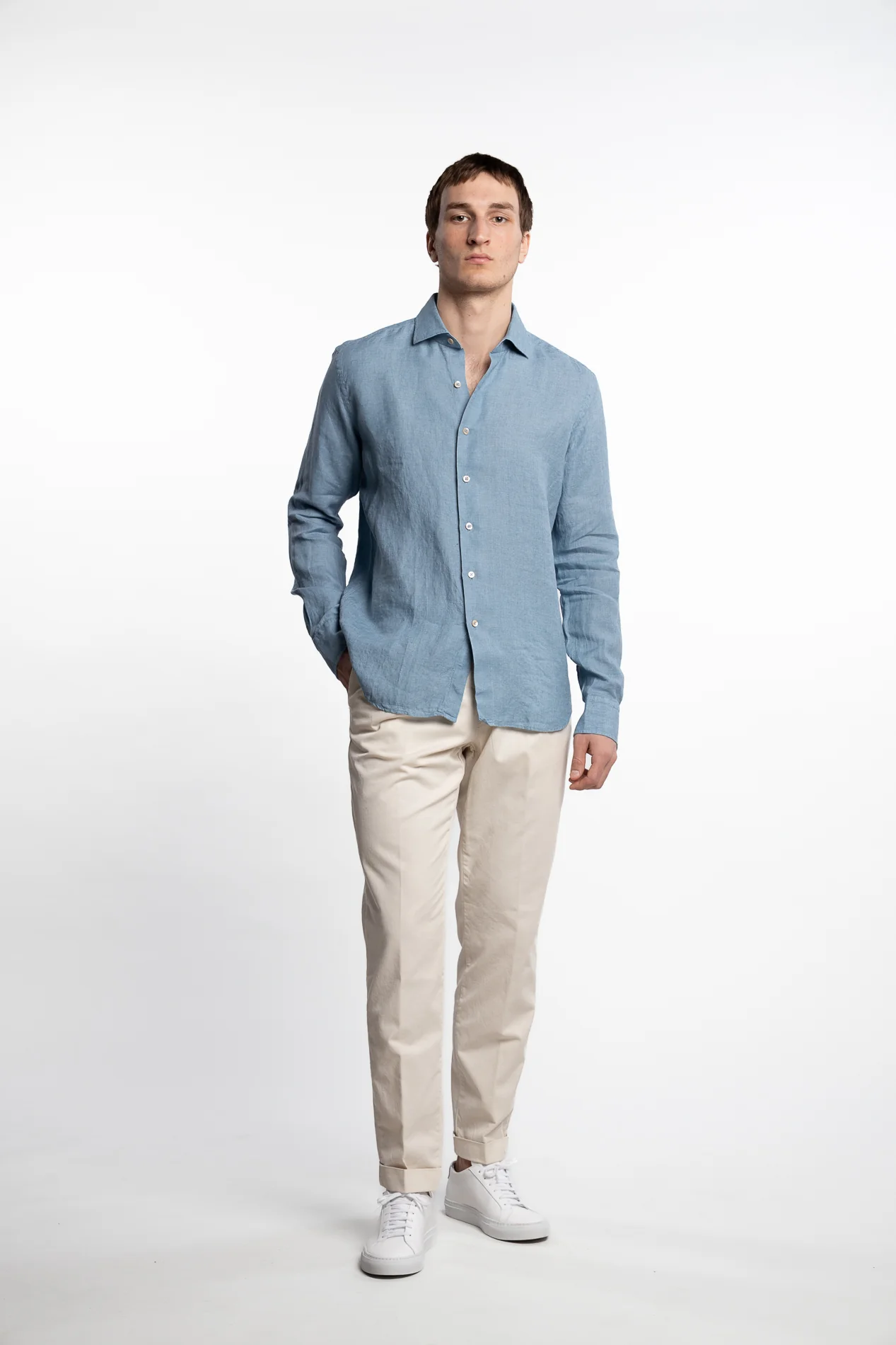 Linen Shirt Blue