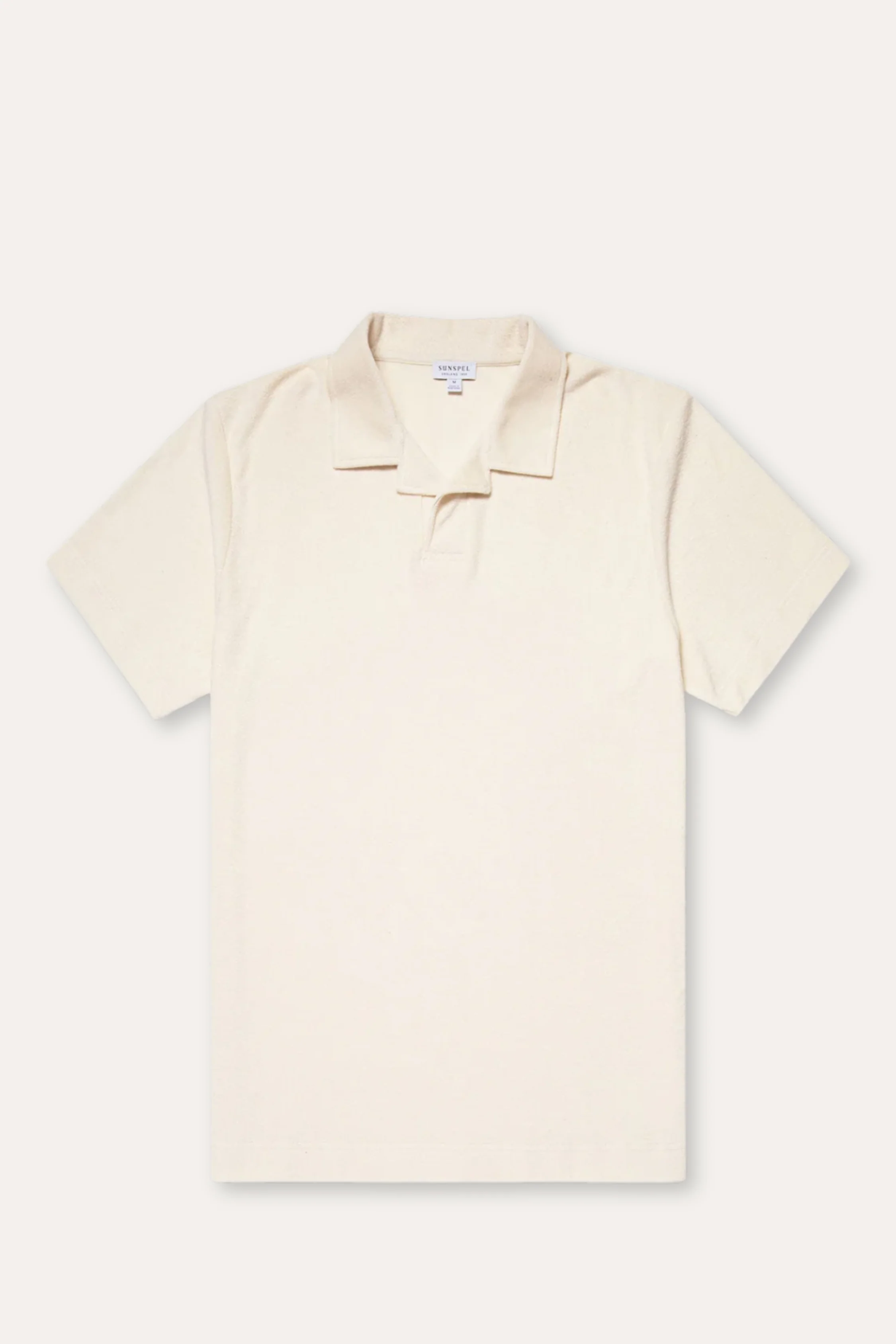 SS Towelling Polo Shirt Undyed