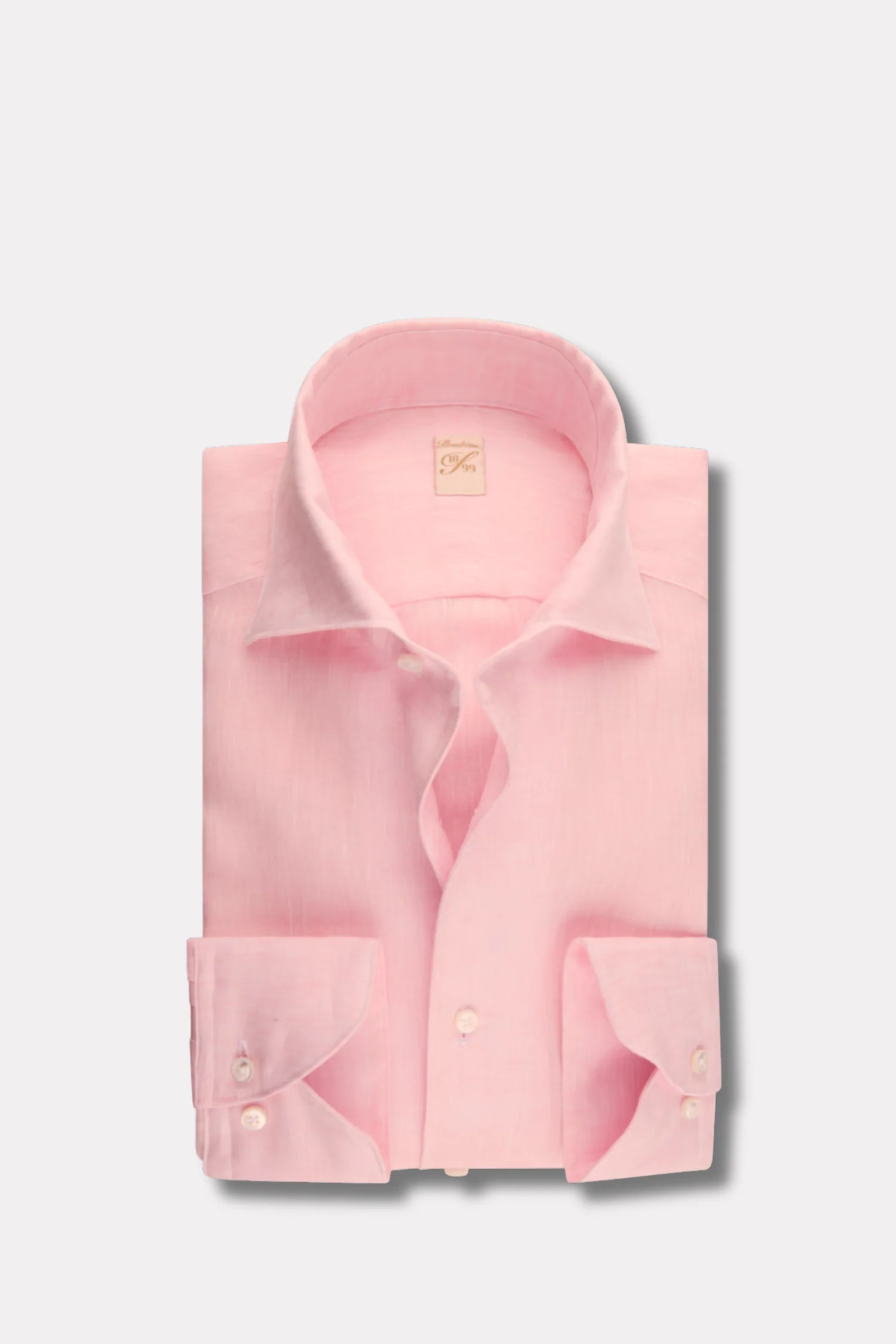 Slimline 1899 Linen Shirt Light Pink