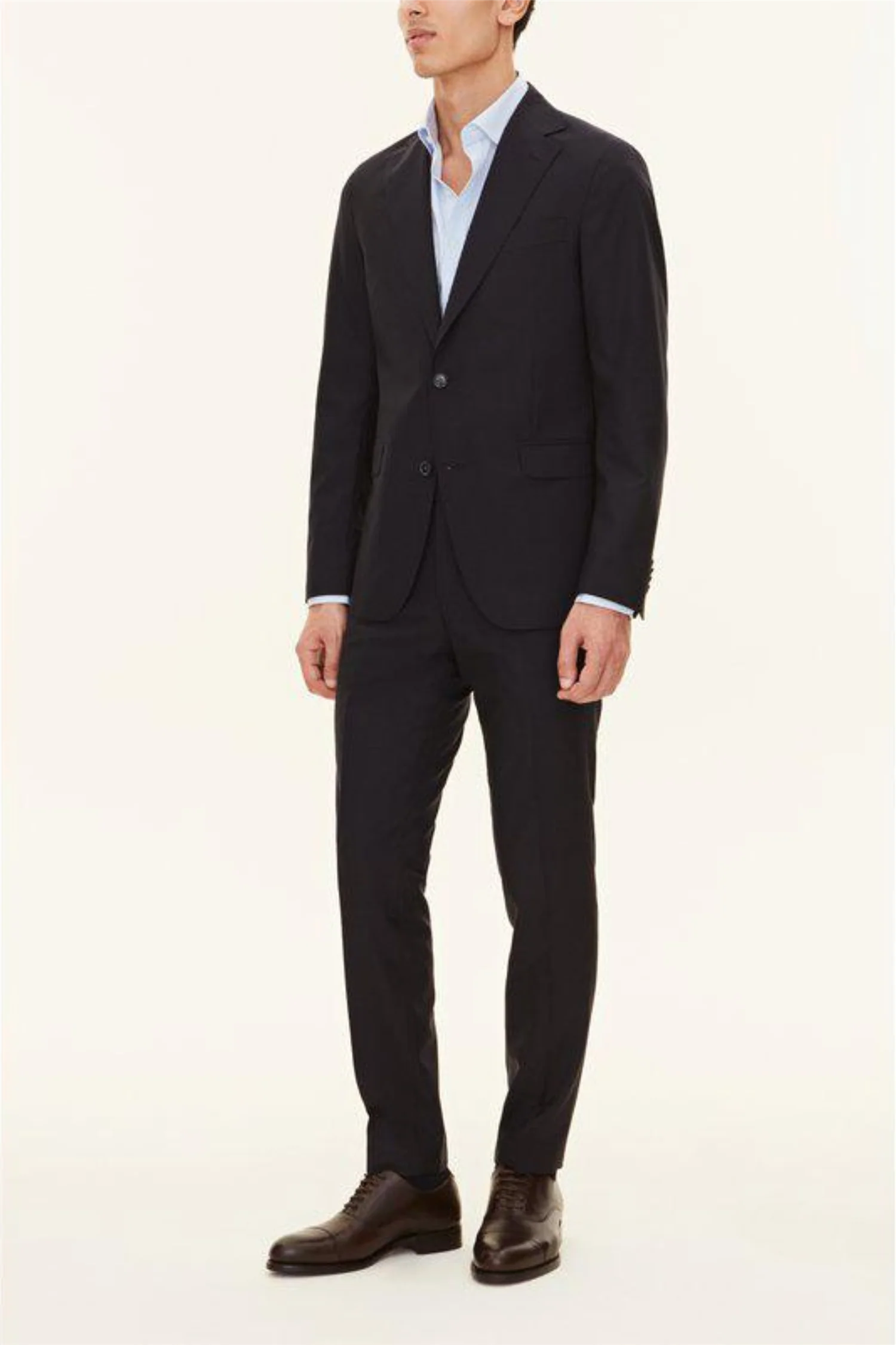 Ego Slim Fit Wool Blazer Navy - Image 9