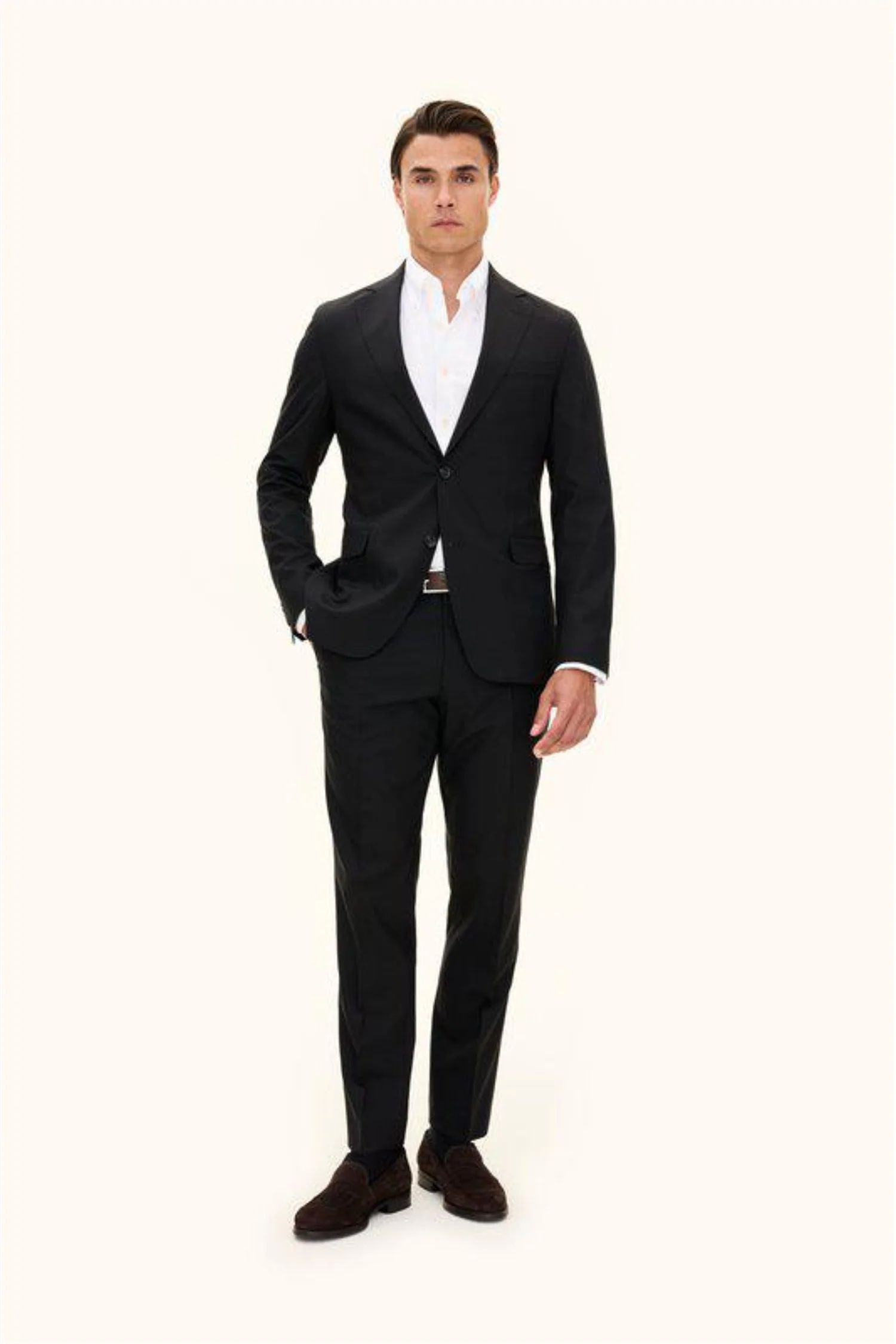 Ego Slim Fit Wool Blazer Black - Image 3
