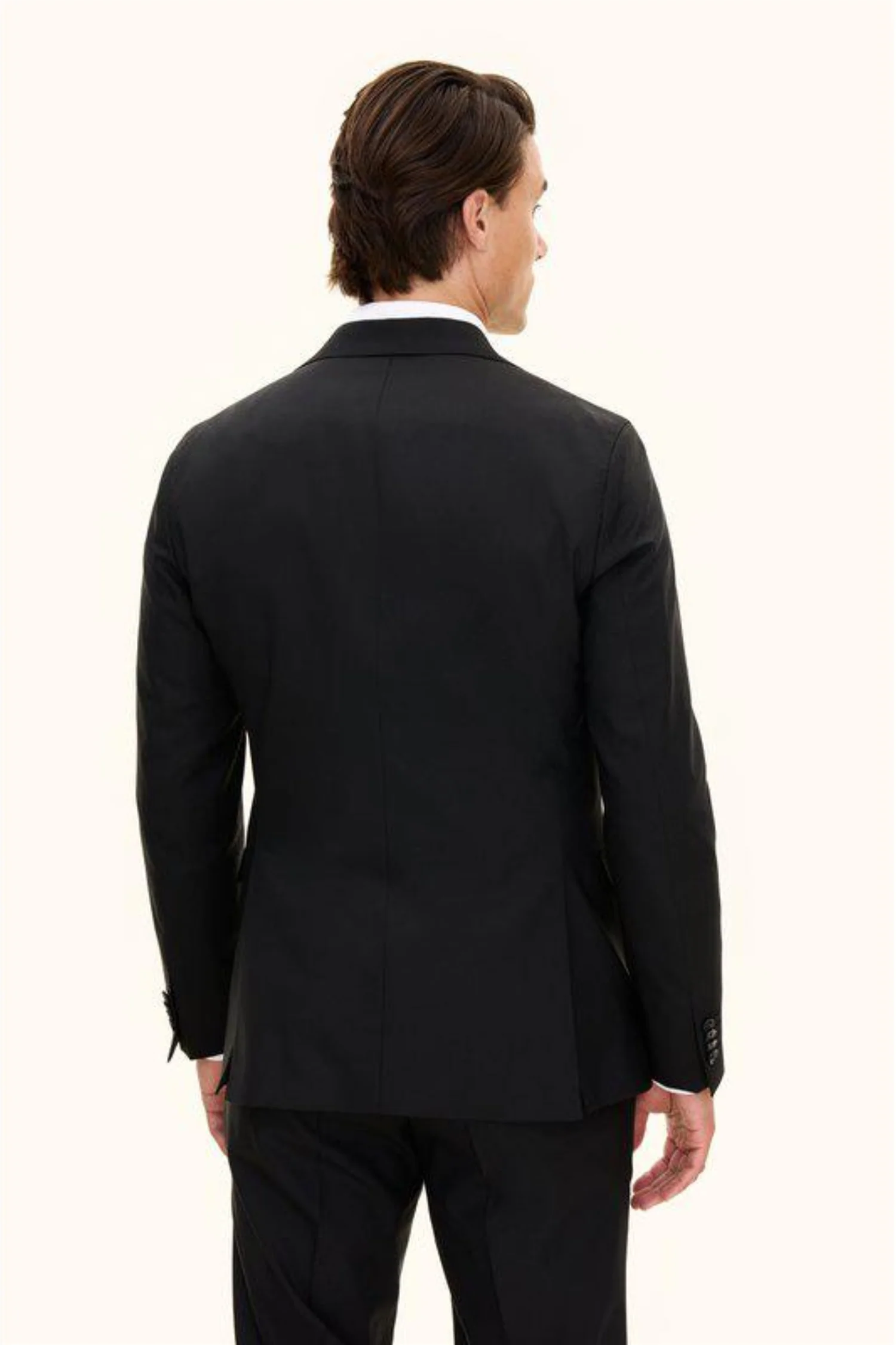 Ego Slim Fit Wool Blazer Black - Image 5