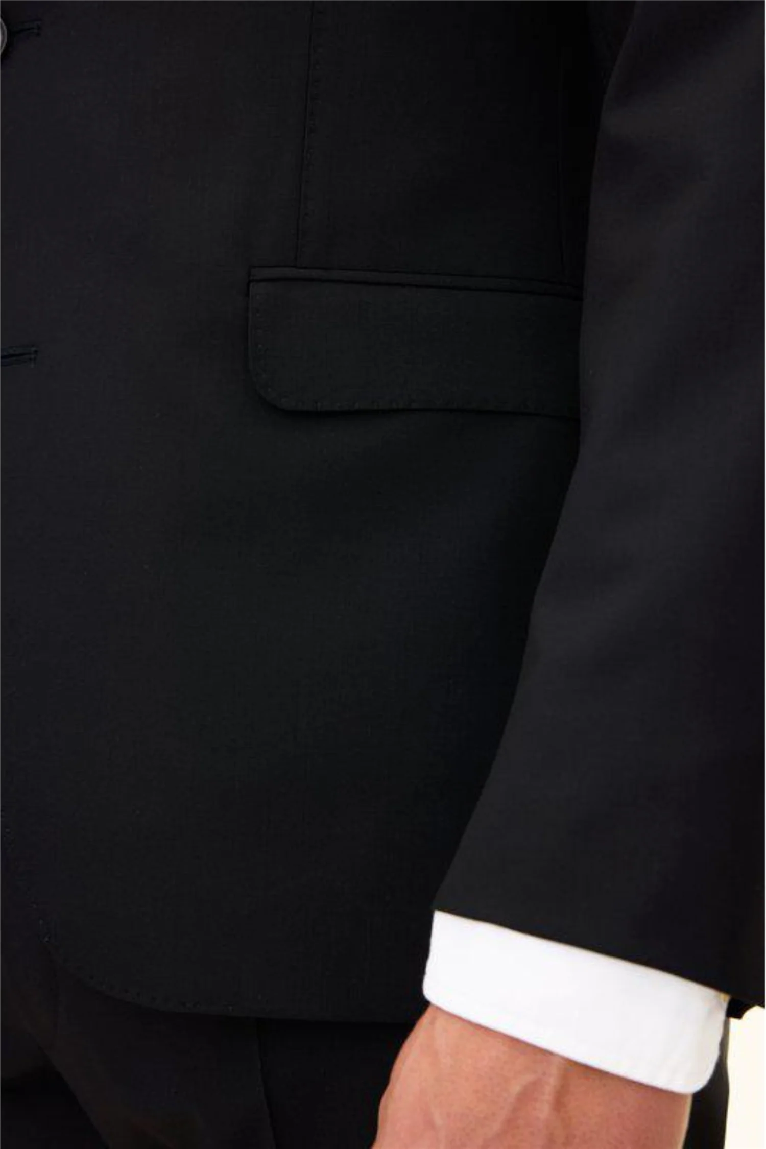 Ego Slim Fit Wool Blazer Black - Image 6