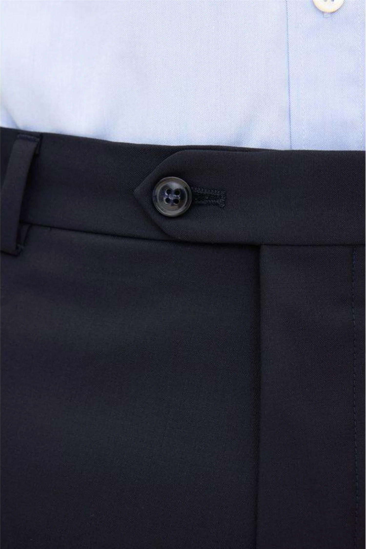Dandy Regular Fit Wool Trousers Navy - Image 4
