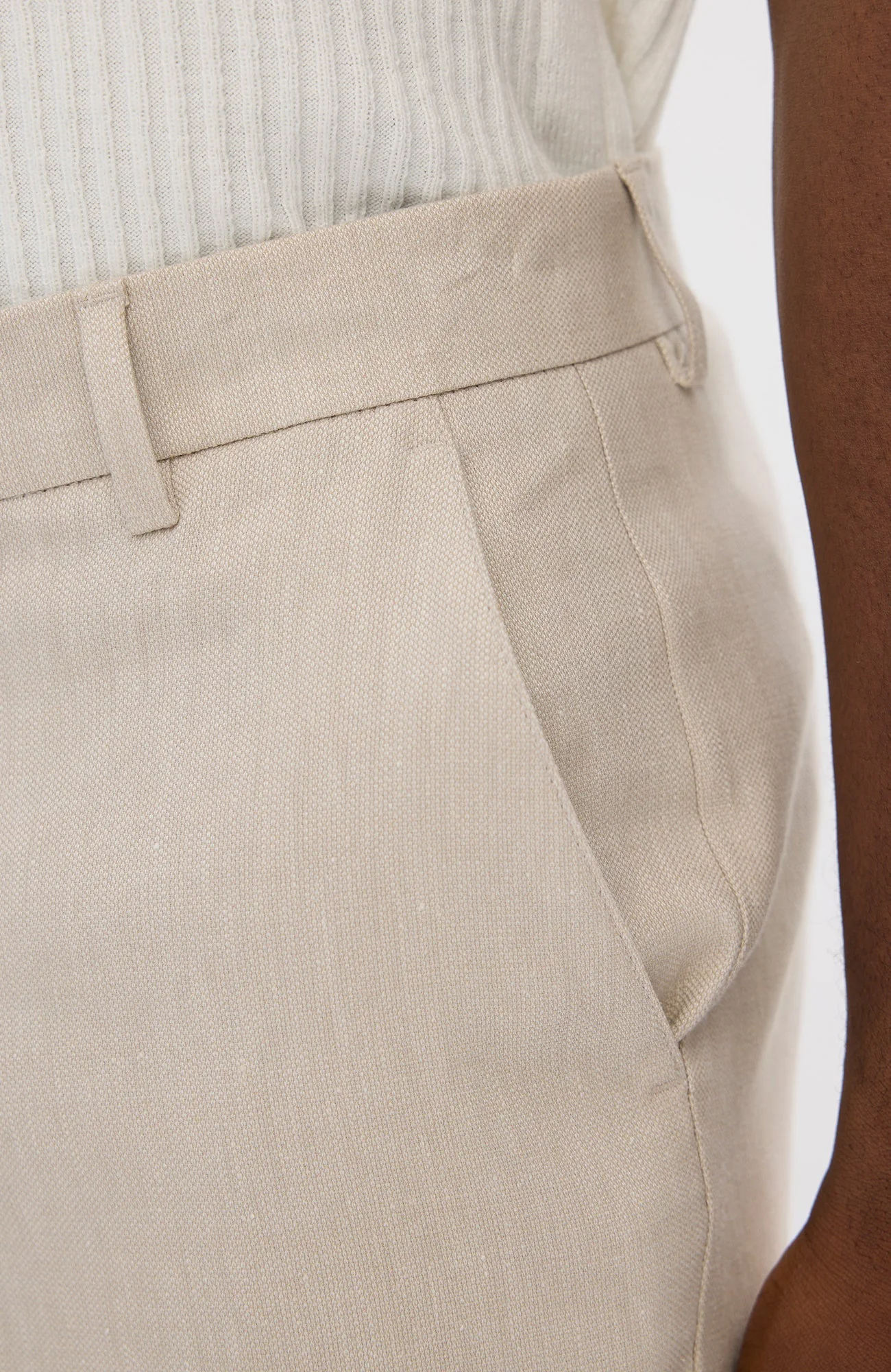 AlvinPL Shorts 769 Sand Linen - Image 5