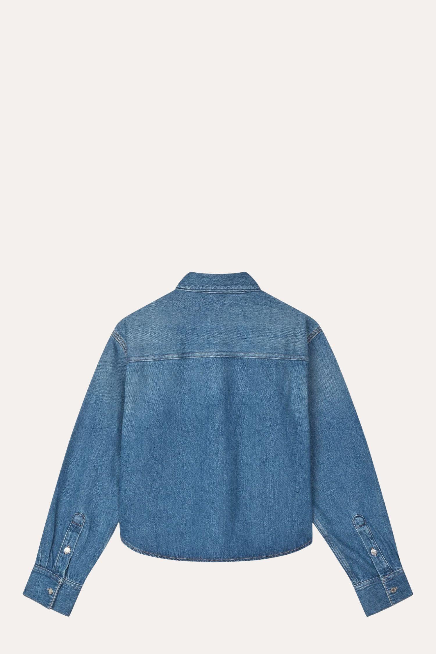 Sacelia Shirt 15893 - Fluid Denim - Image 2