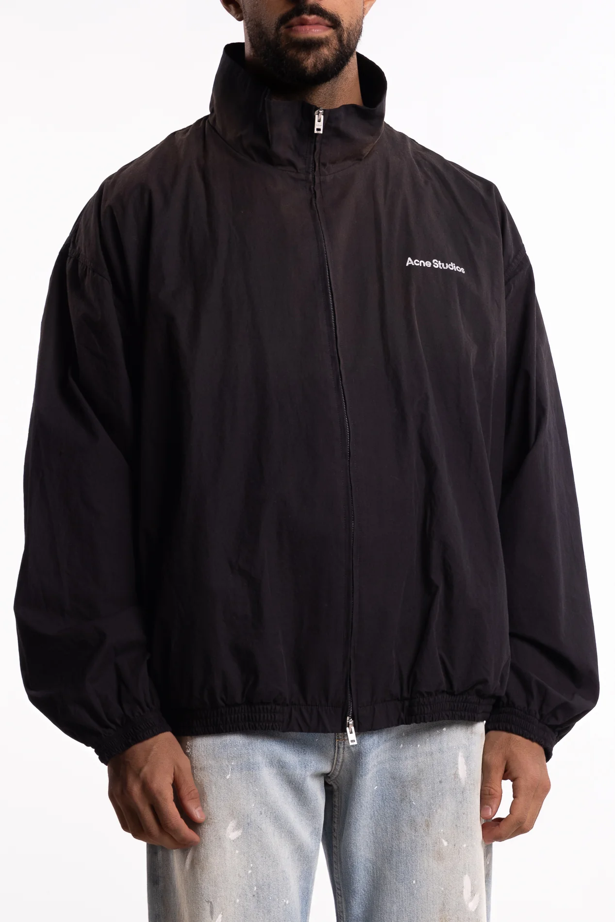 Lightweight Cotton Poplin Jacket Black