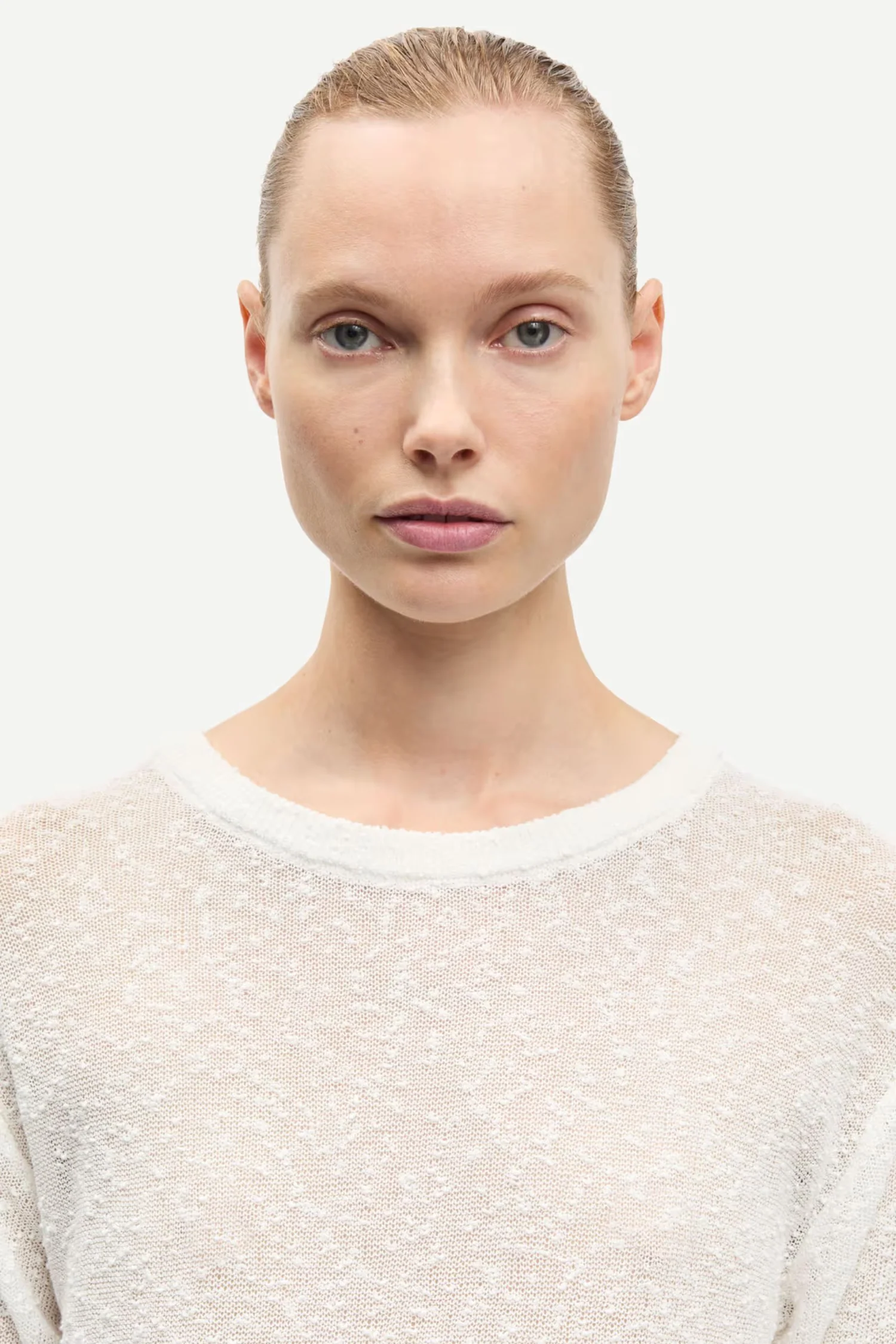 Sasimone T-shirt 16058 - Egret - Image 4