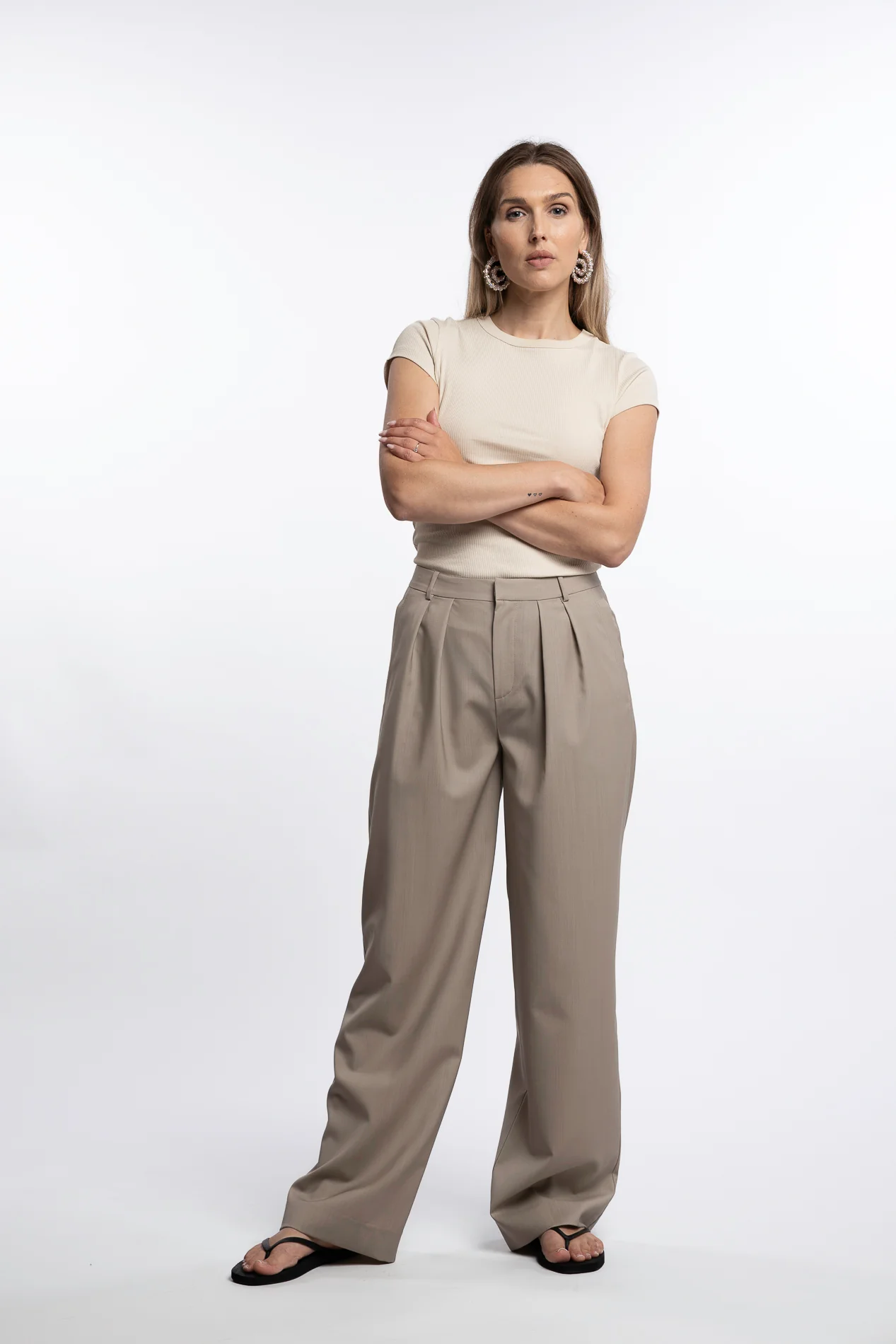 Monaco Pant- Pebble - Image 6