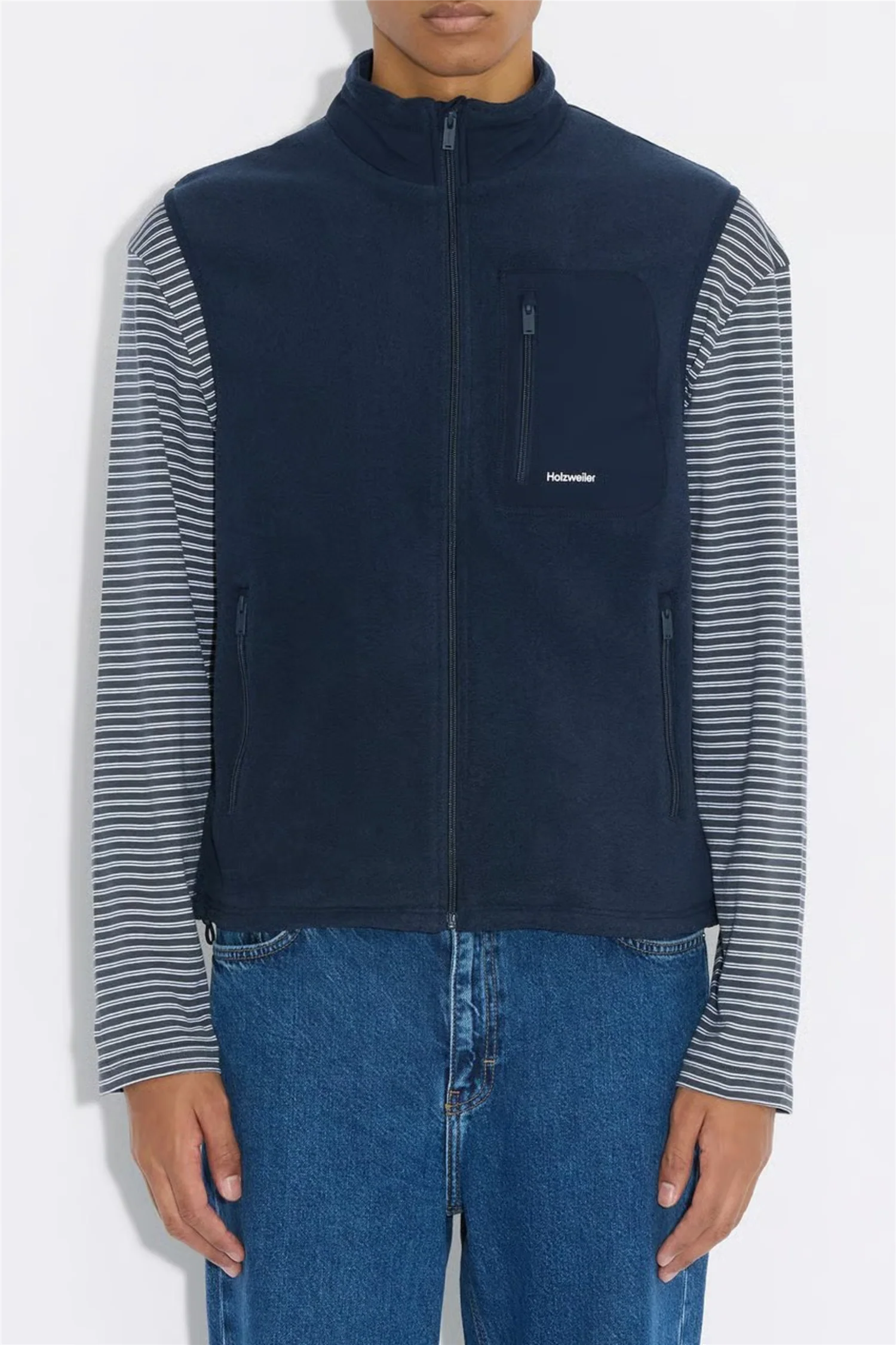 Dovre Fleece Vest Dk. Navy