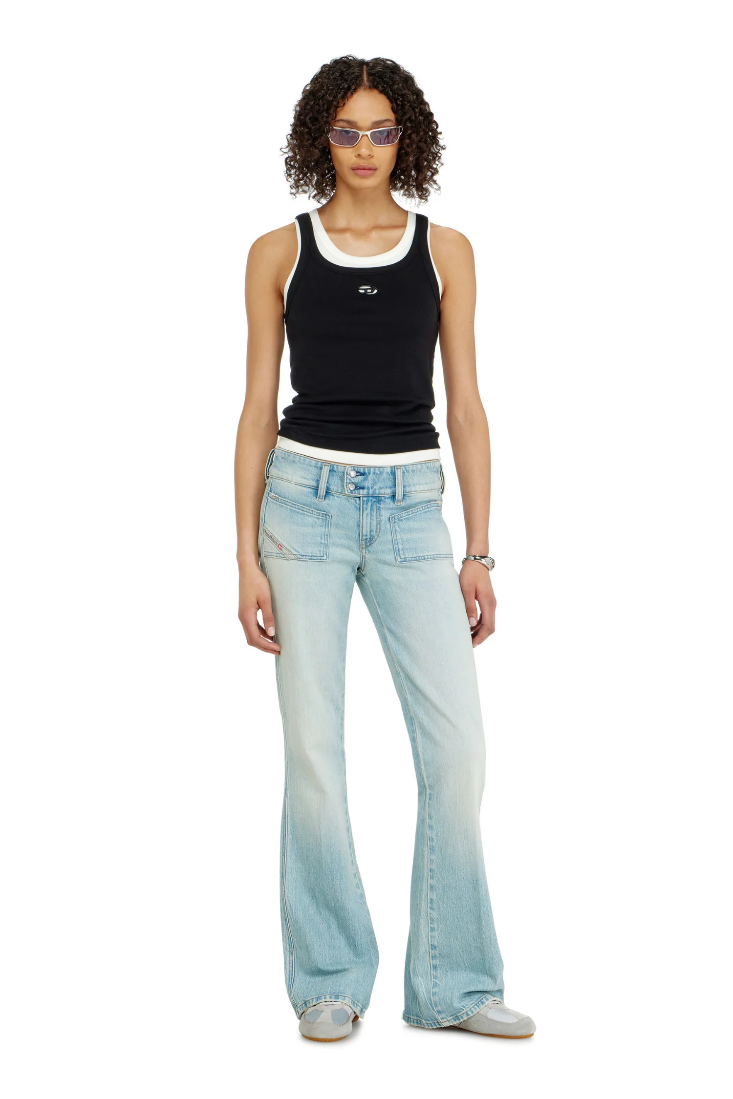 Bootcut Jeans D-Hush 0KBBX - Lyseblå - Image 6