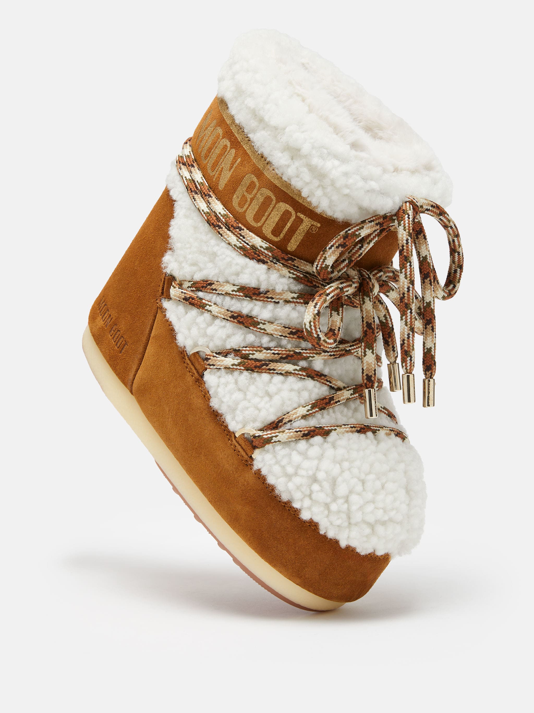 MB Icon Low Shearling Whisky/Off White - Image 3