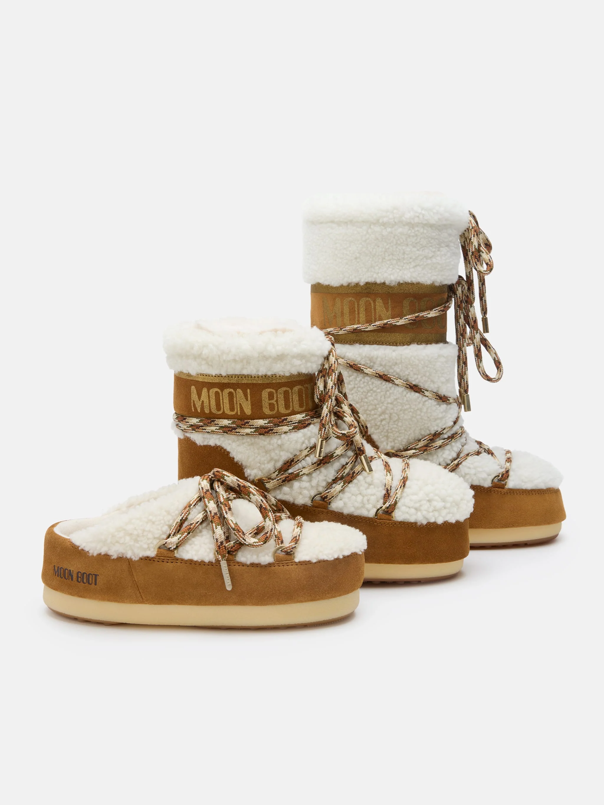 MB Icon Low Shearling Whisky/Off White - Image 4