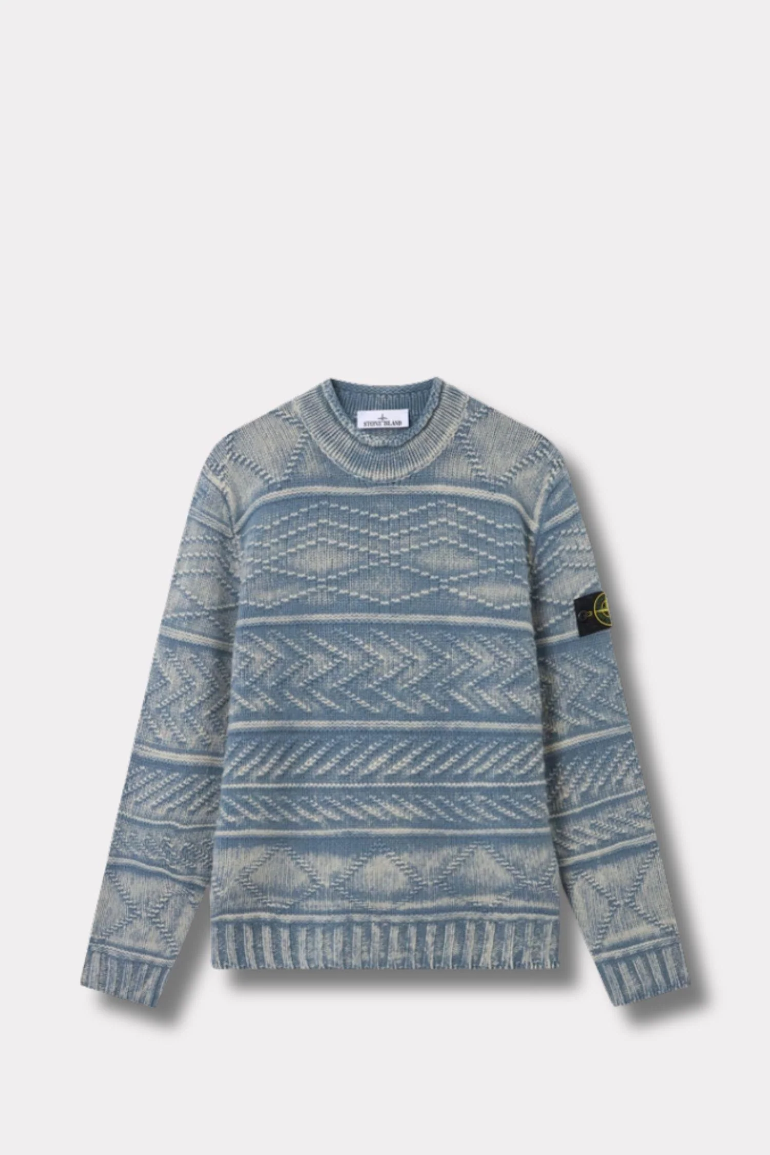 5100001 Loose-fit mock-neck jumper Avio Blue