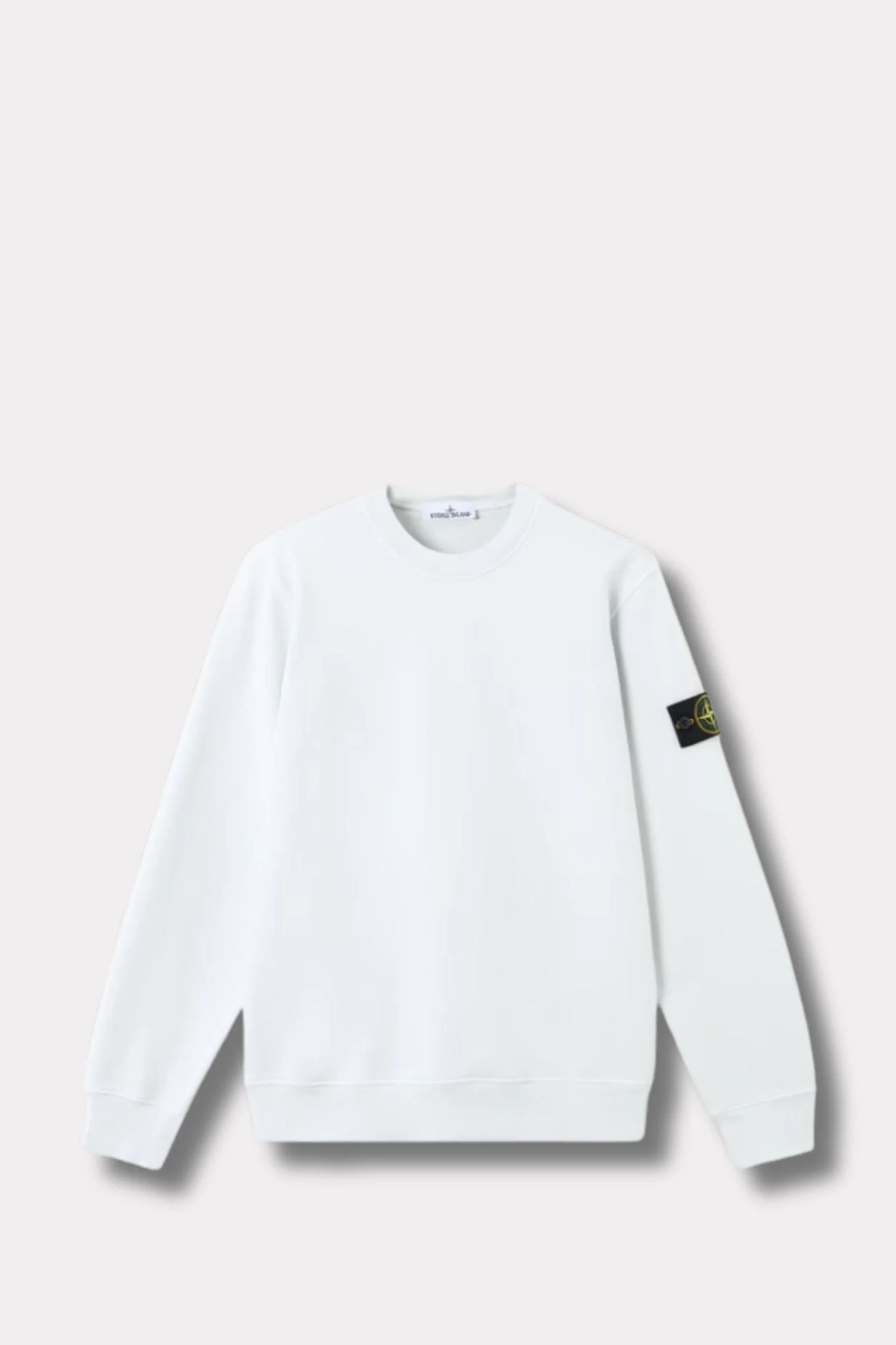 6100060 Organic Cotton Fleece Regular-fit Crewneck Off-White