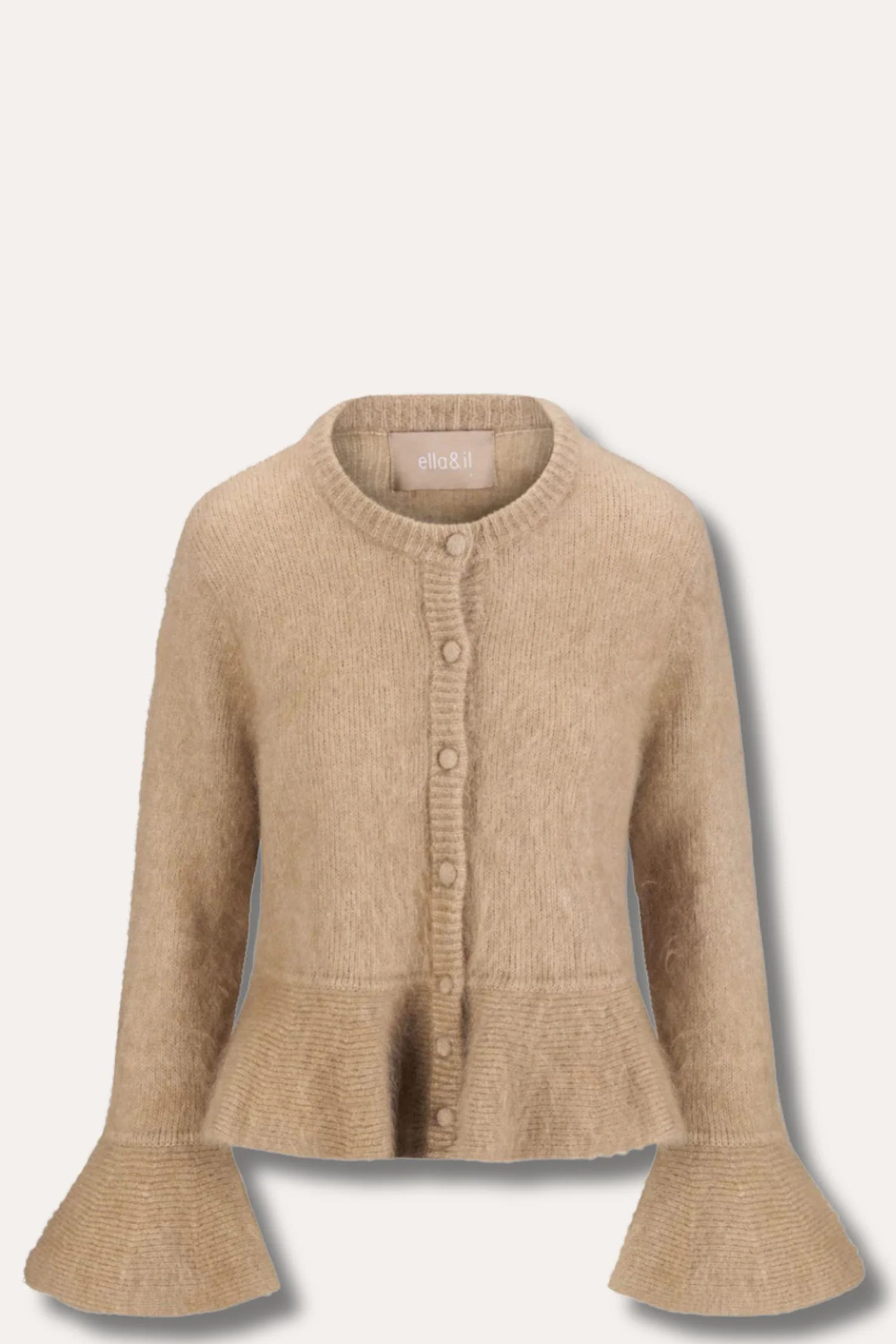 Maren Chunky Cardigan- Hazel Beige