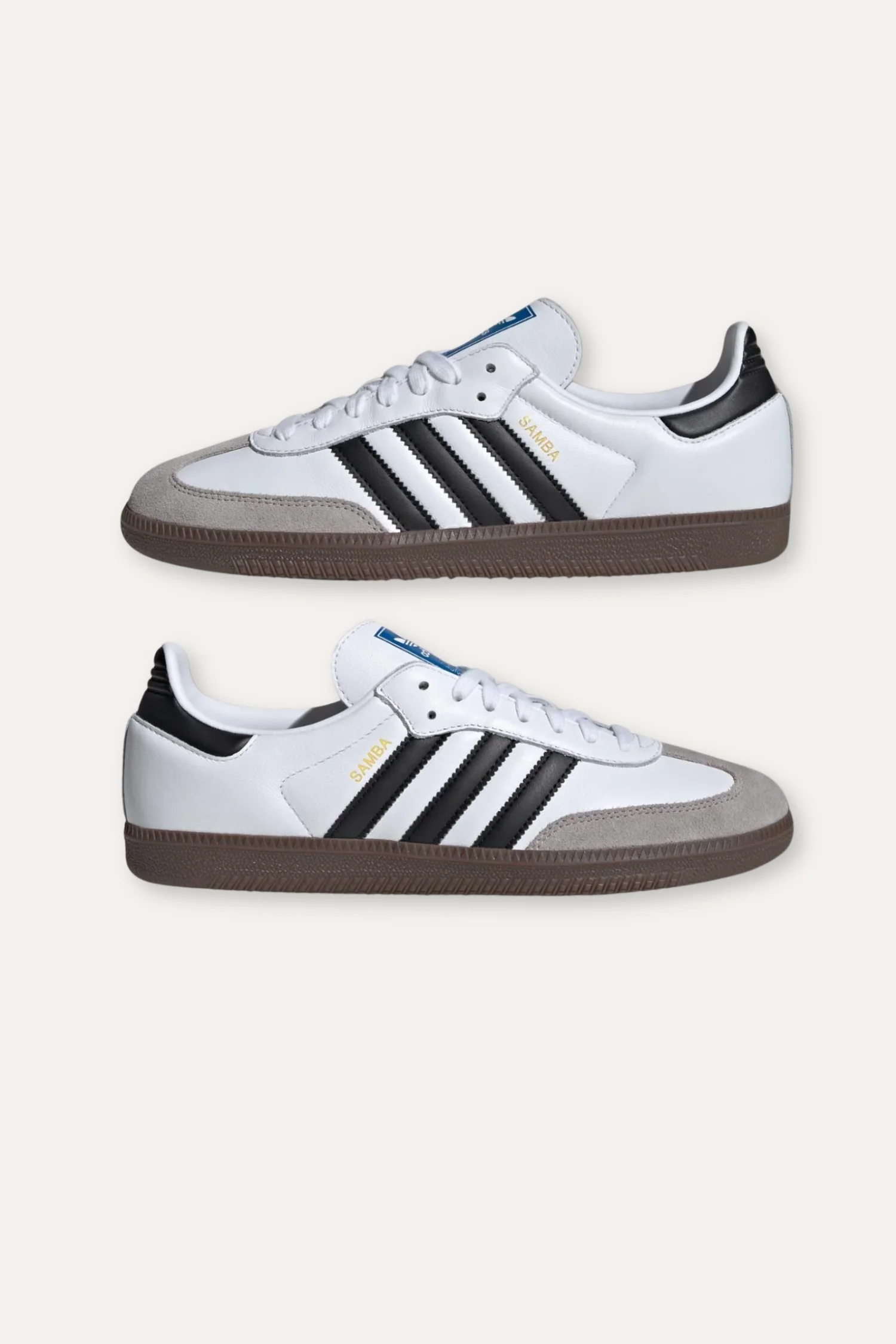 Women's Samba OG B75806- Ftwht/Cblack/Cgrani - Image 6