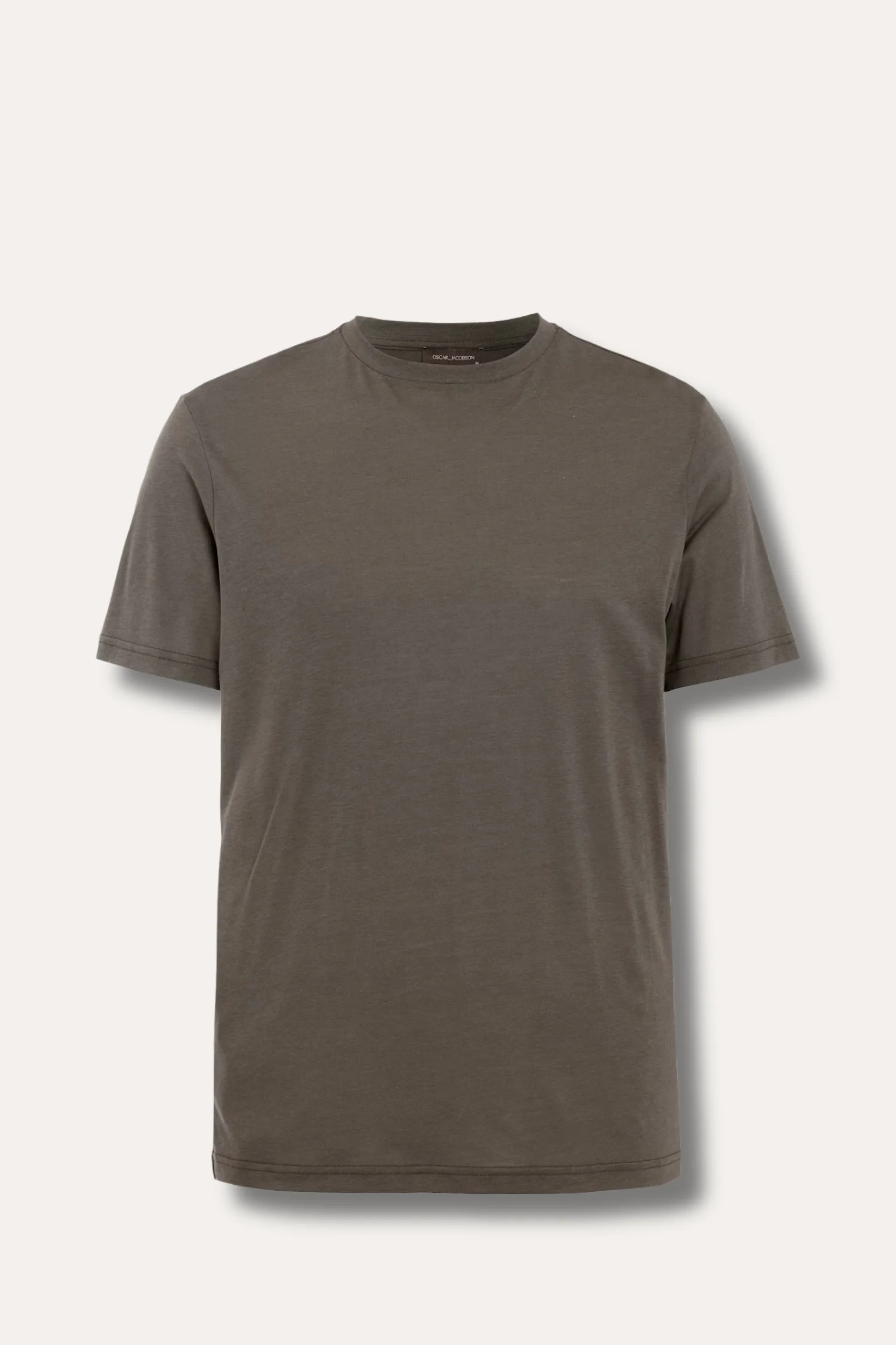 Kim Tencel/Cotton Regular Fit T-shirt Nettle Green