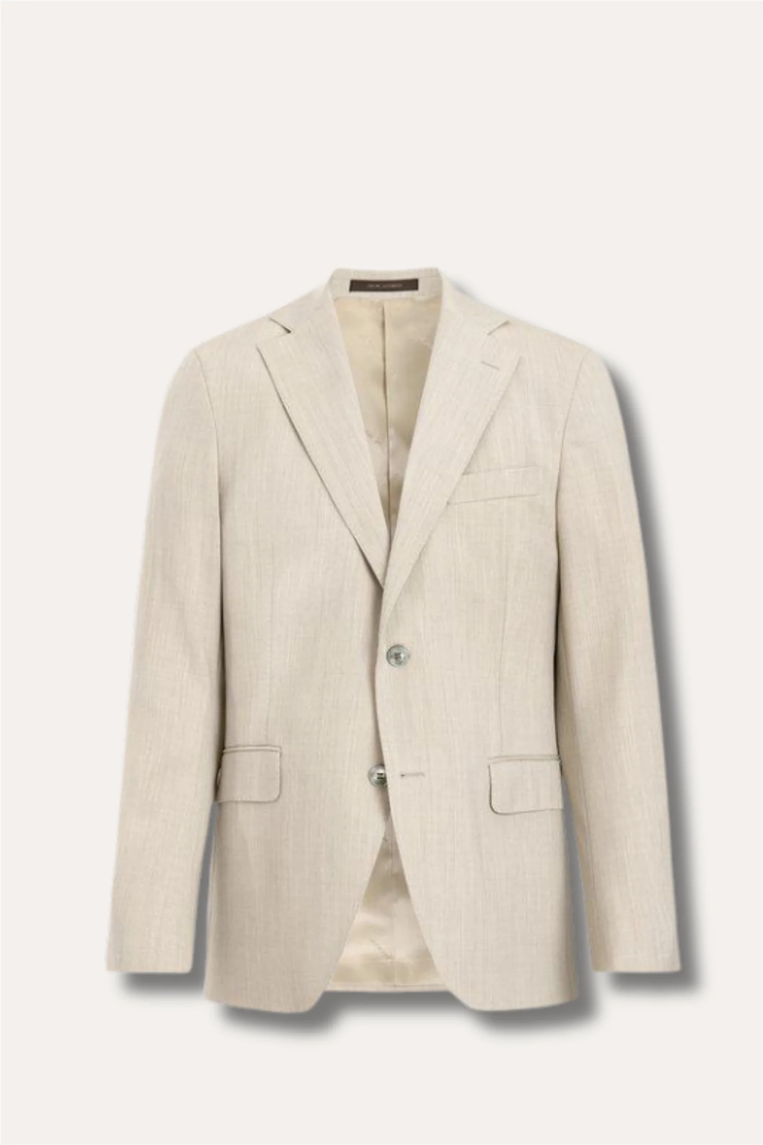 Fogerty Regular Fit Wool Blazer Box Beige