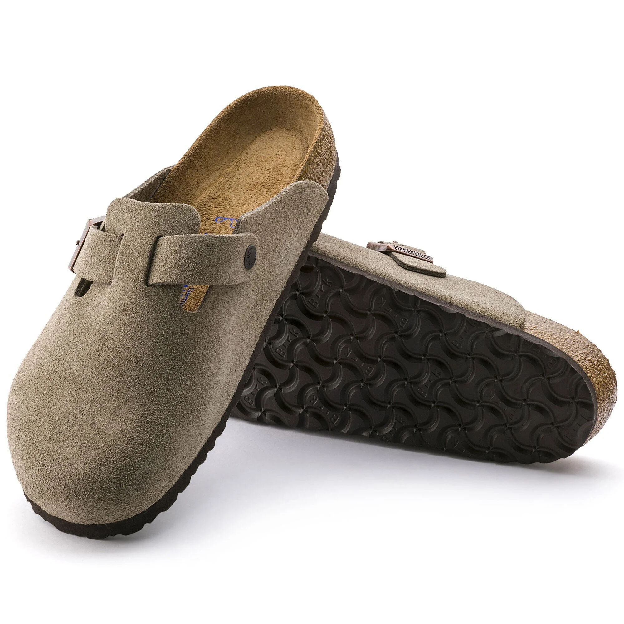 Men's Boston Suede Leather Taupe - Image 6