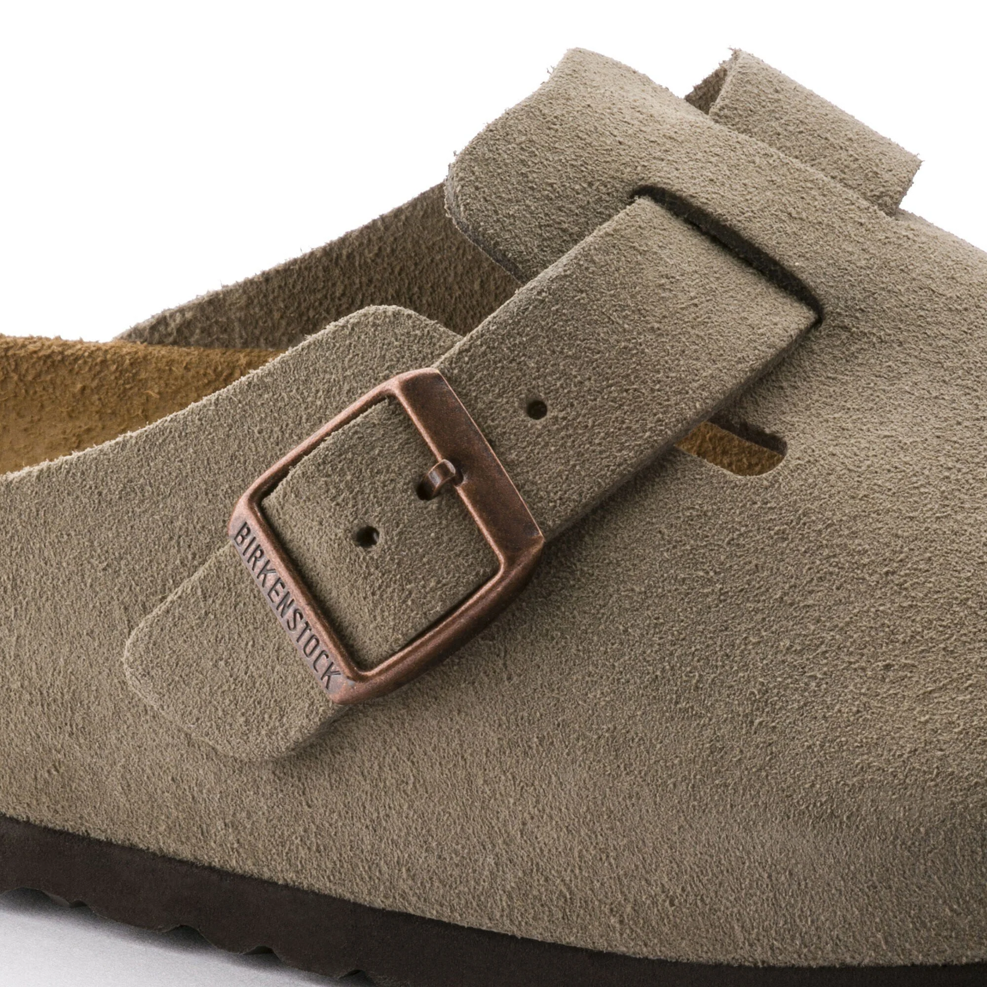 Men's Boston Suede Leather Taupe - Image 8