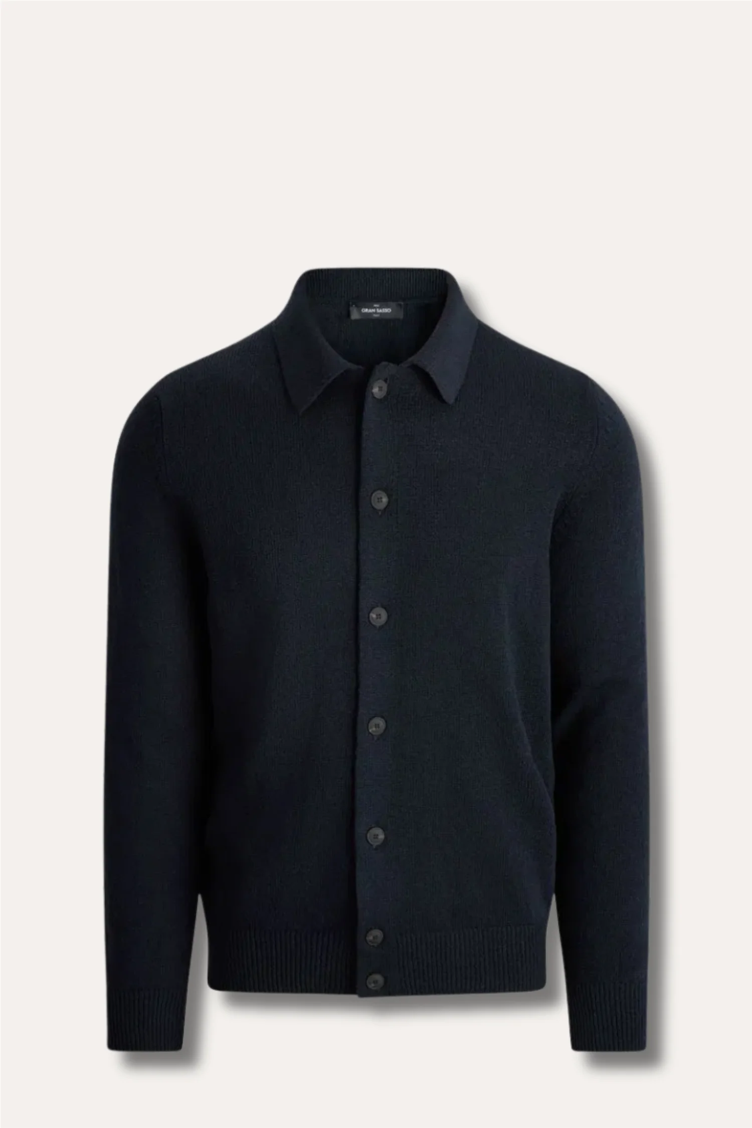 Cashmere/Cotton Cardigan Navy
