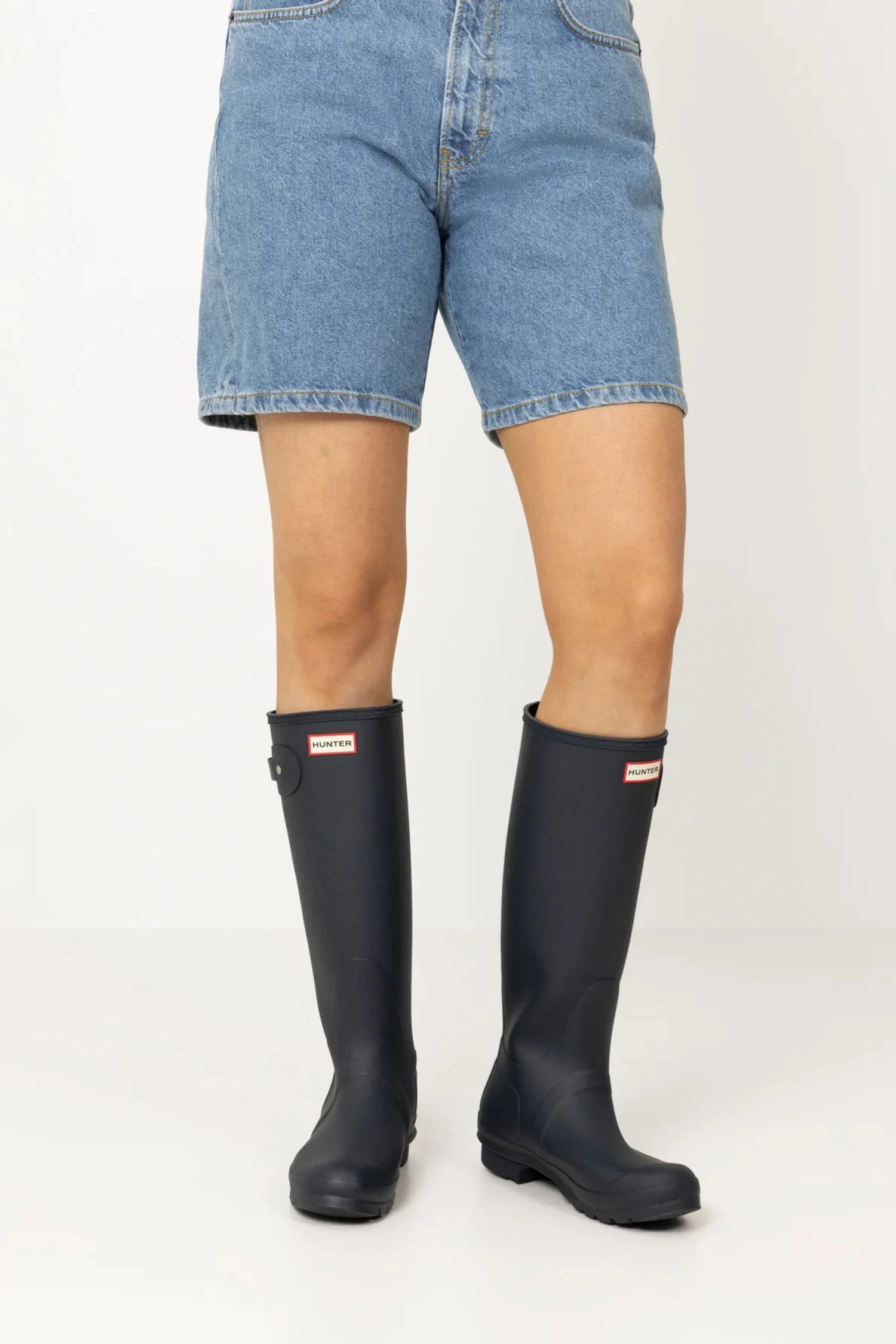 Women's Original Tall Wellington Boots- Navy - Image 5