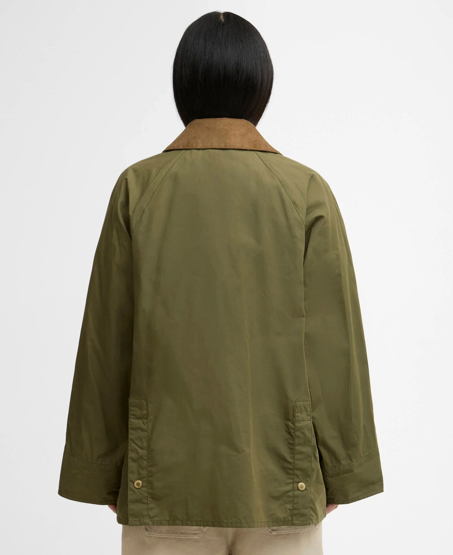 Laneshaw Casual jacket- Dusky Green - Image 3
