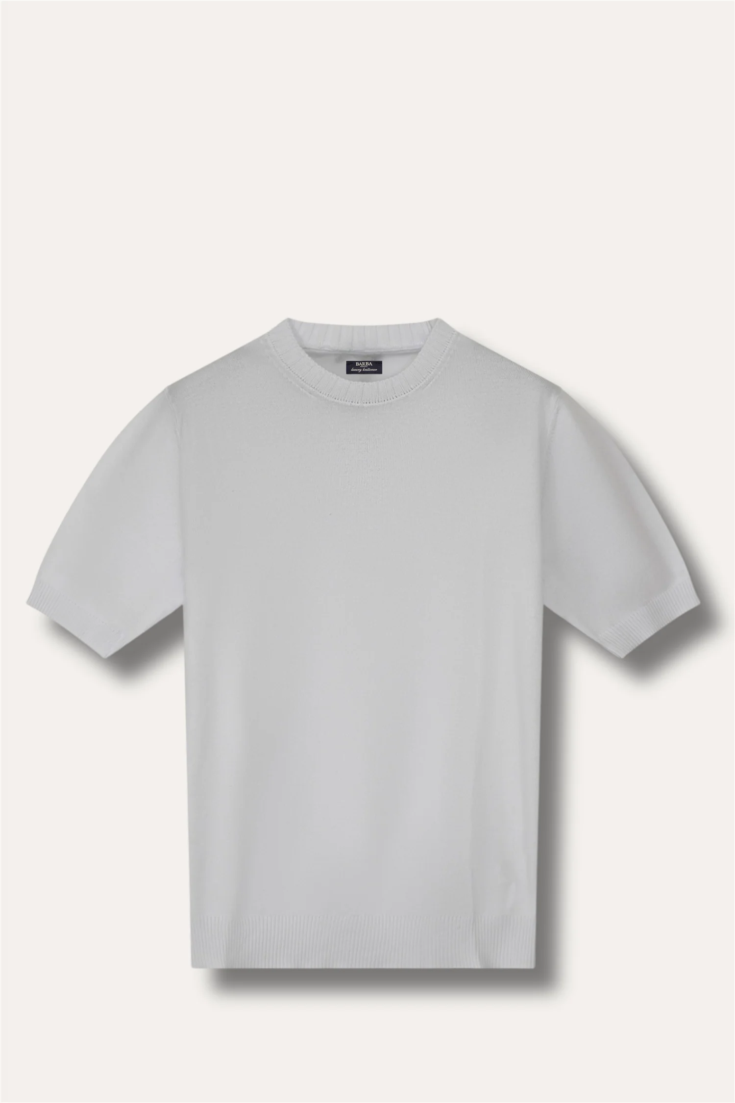 Girocollo Rasato Bianco