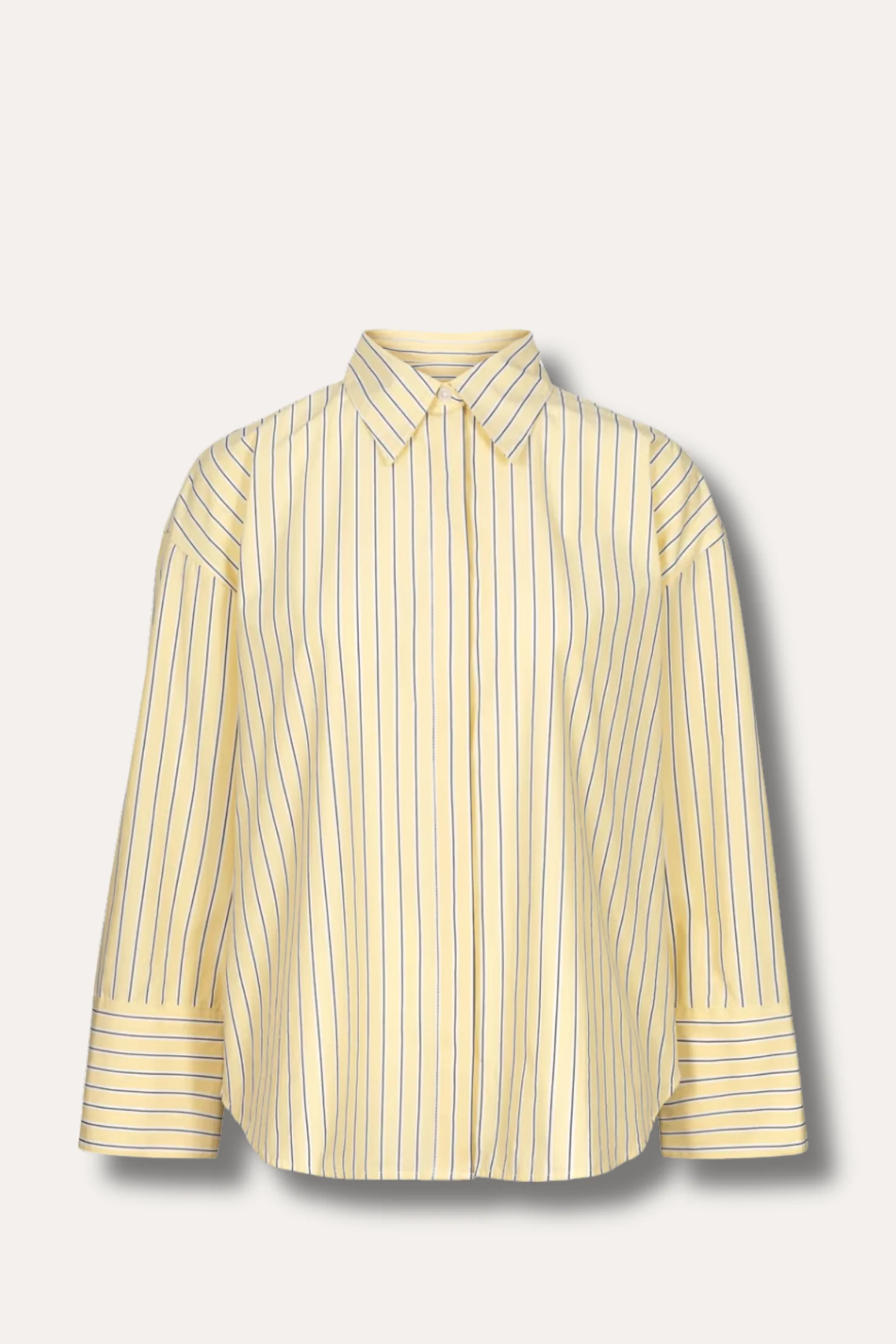 Nell shirt - 0012 Light yellow stripe