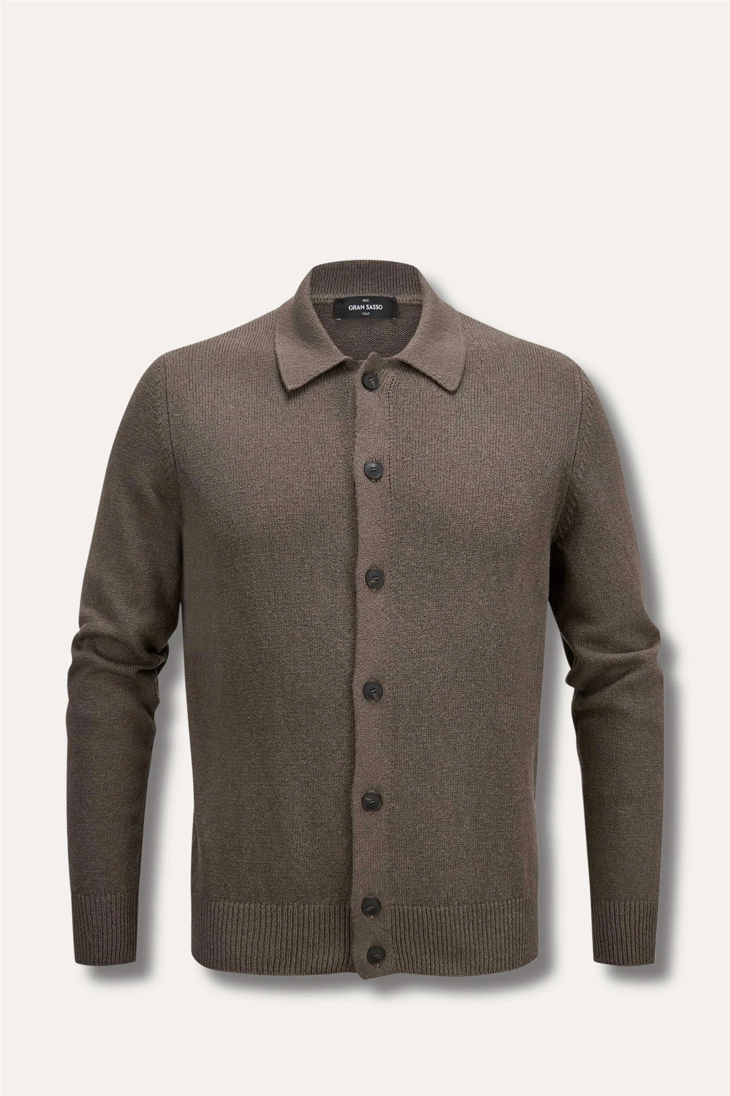 Cashmere/Cotton Cardigan Brown