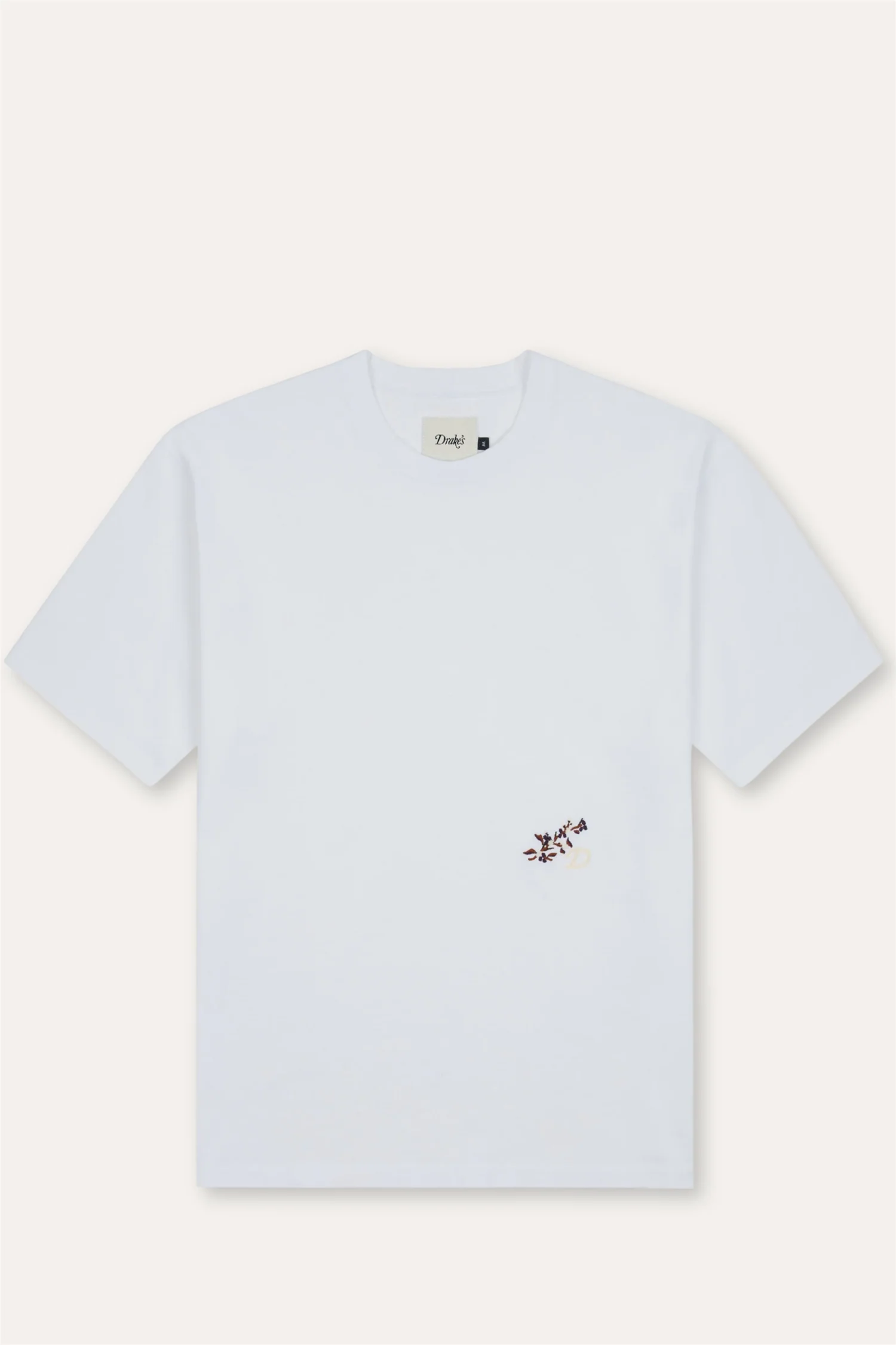 White 'Blackthorn' Embroidered Short-Sleeve Hiking T-Shirt