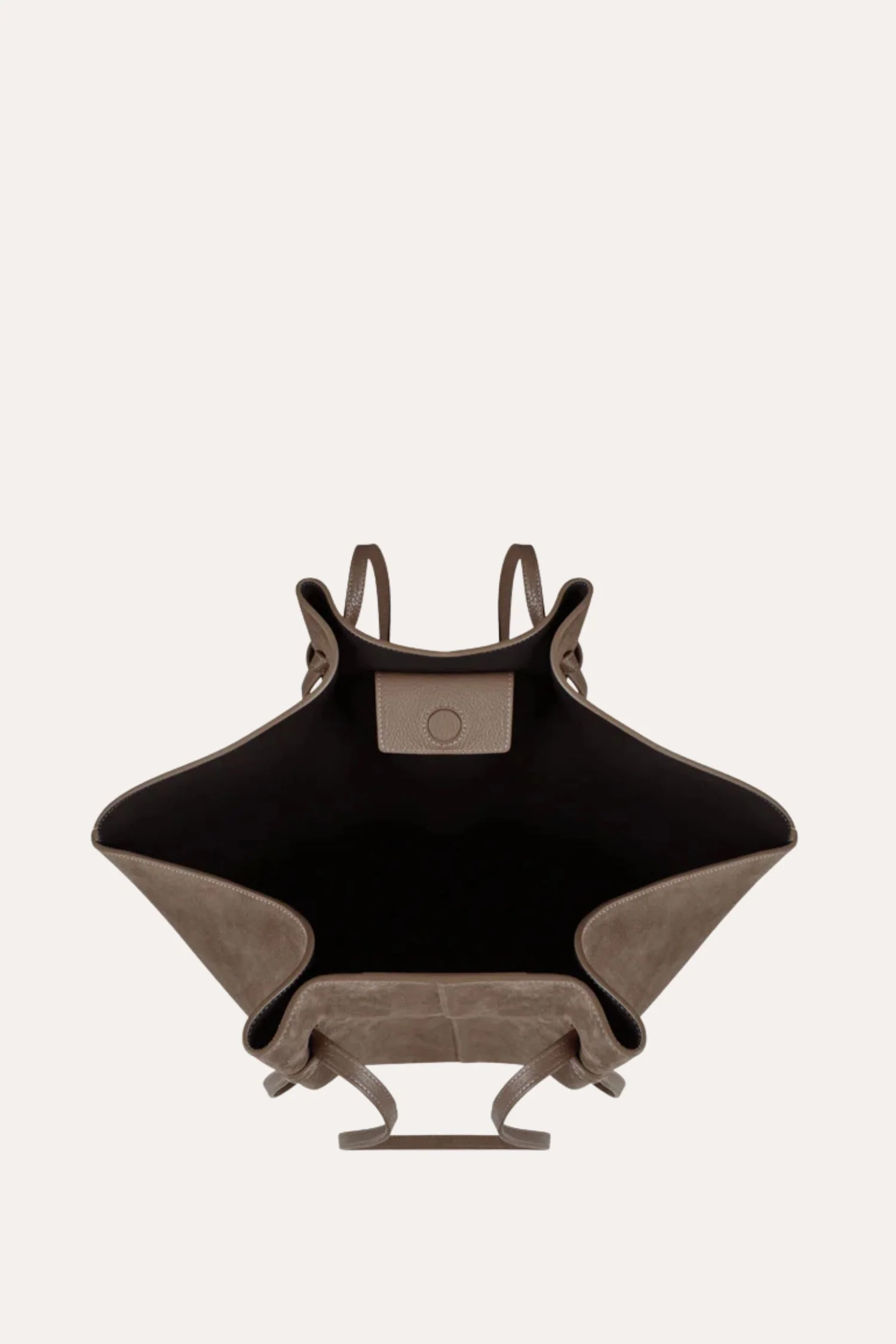 Large Mochi- Taupe Suede - Image 3