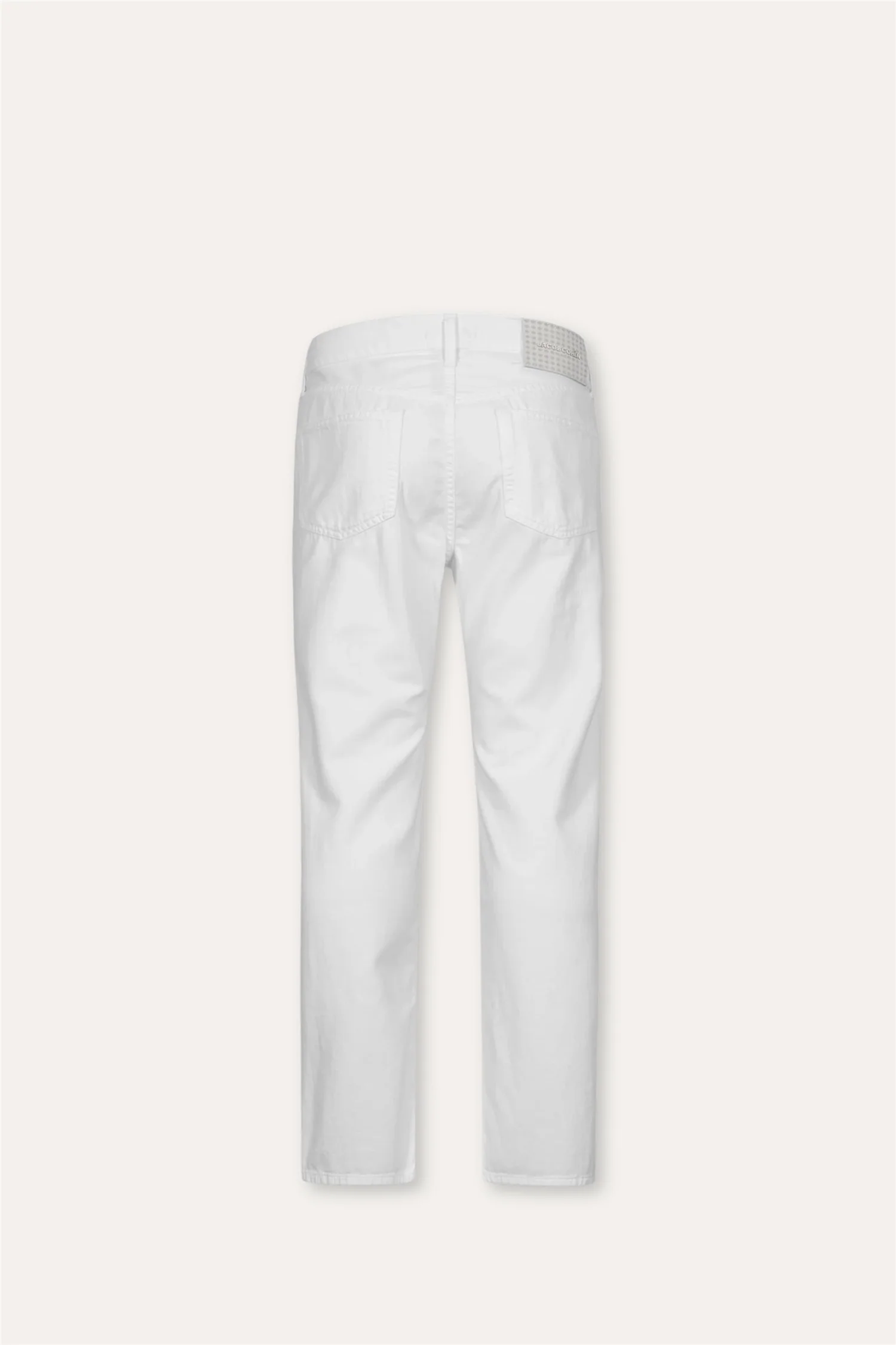 Edo Regular Straight Fit Trousers White - Image 2