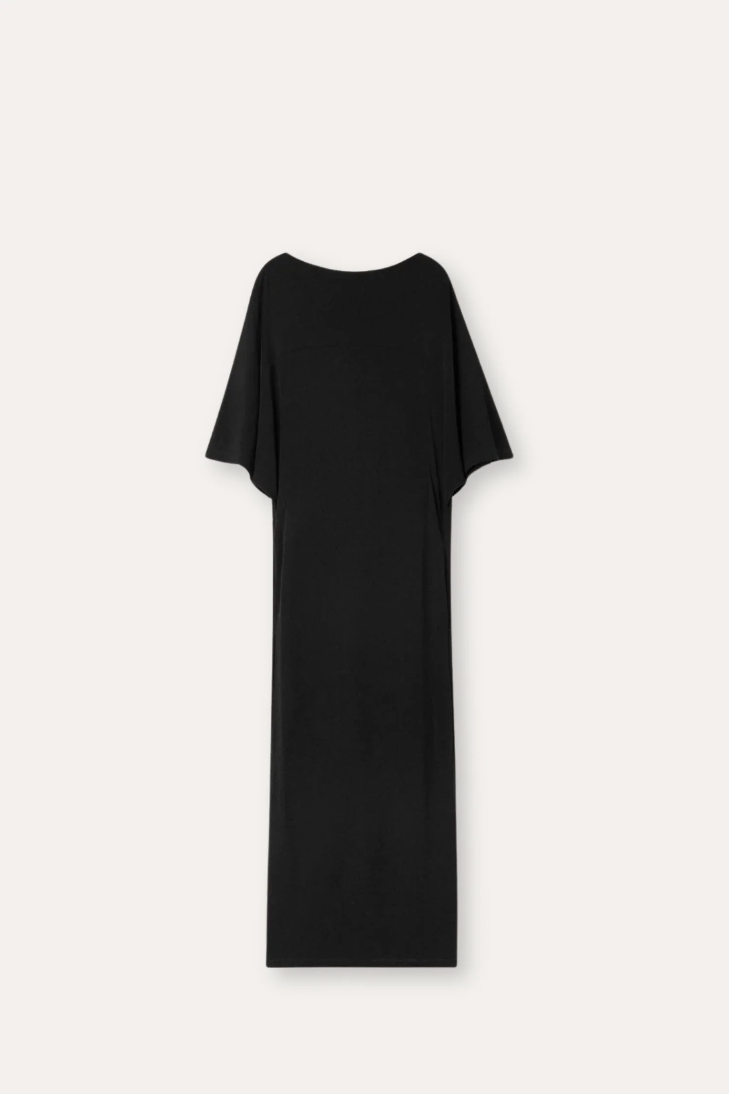 Crépe Jersey Batwing Dress - Black