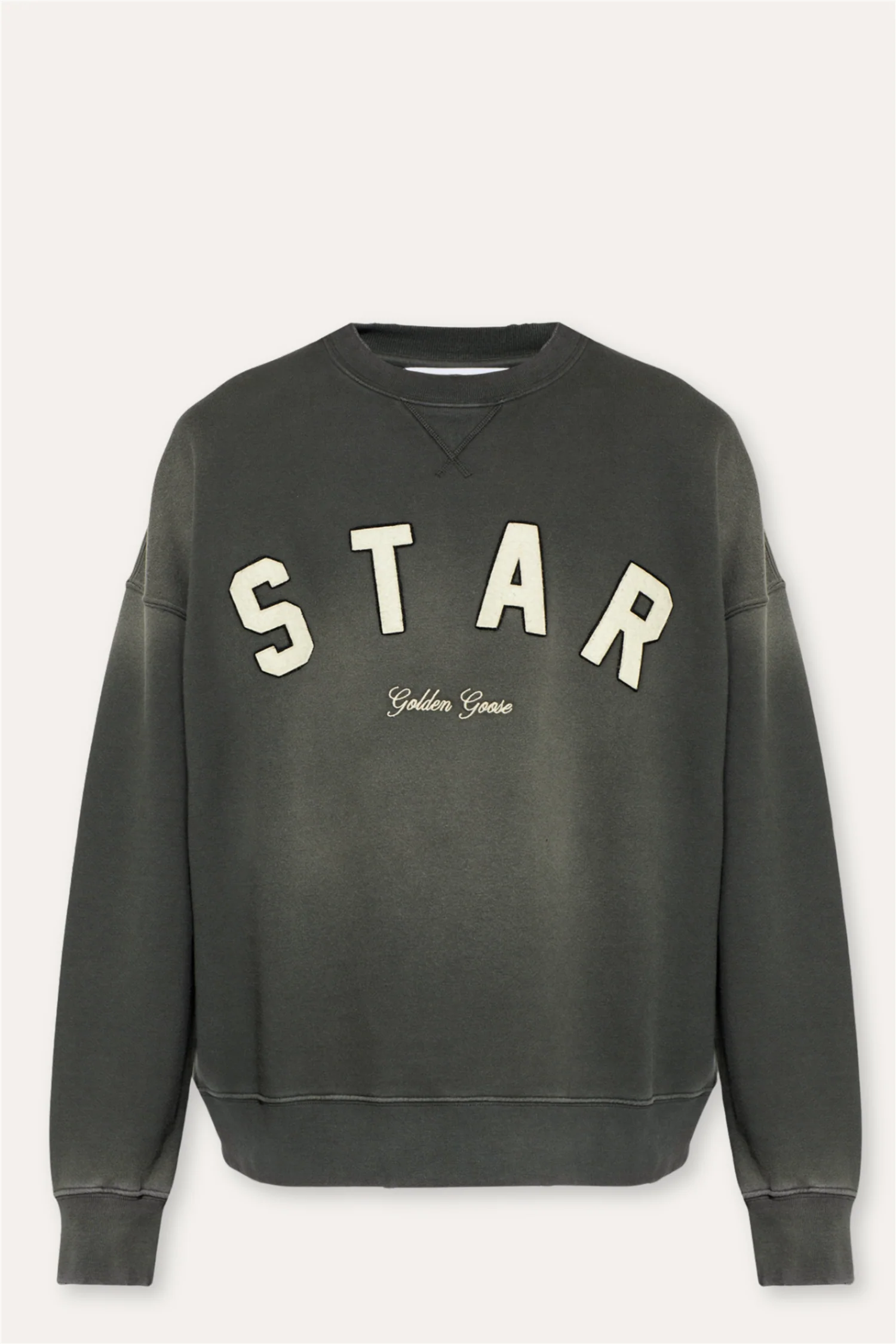 Boxi Crewneck Sunfaded Wash Charcoal