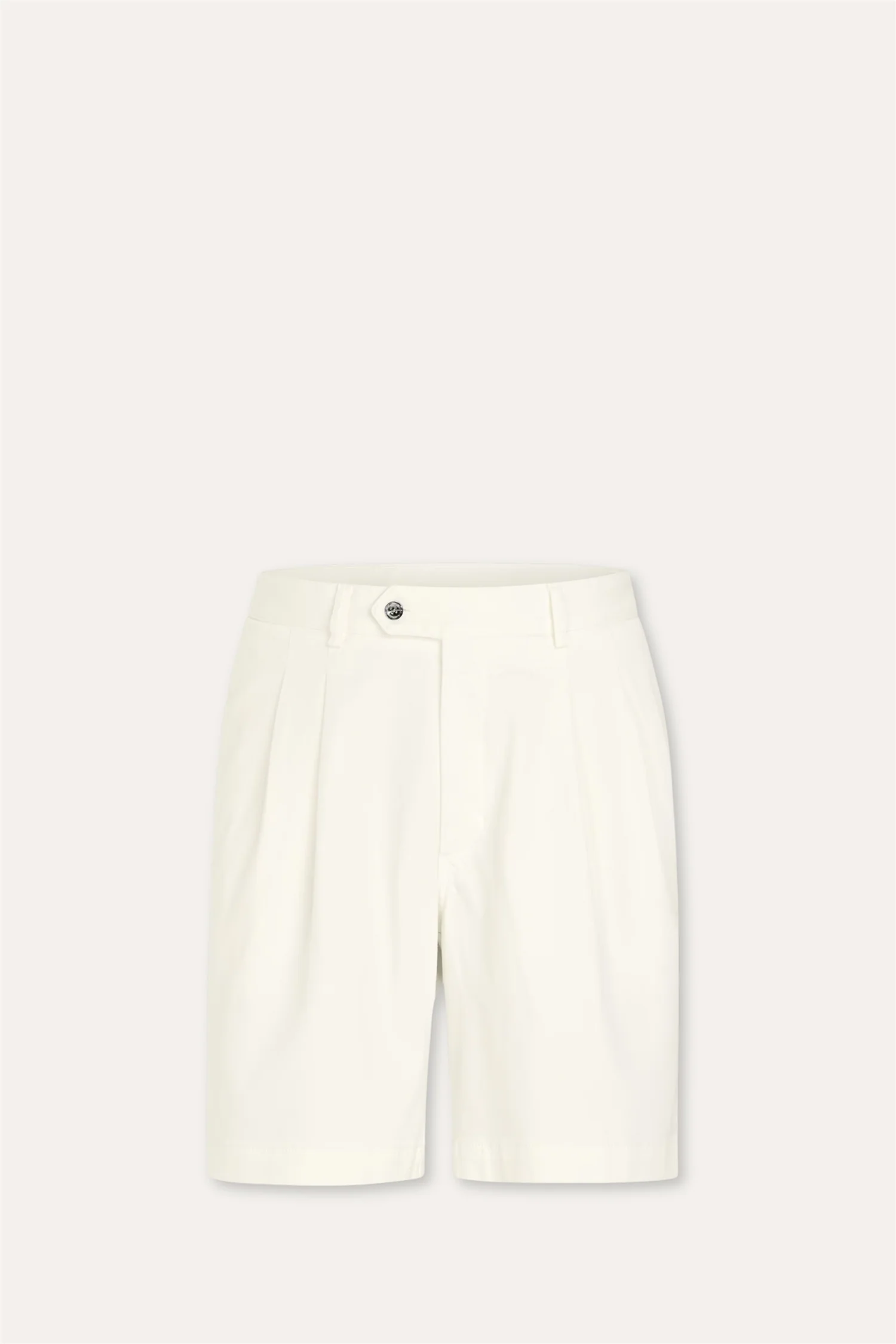 Tanker Pleat Shorts White